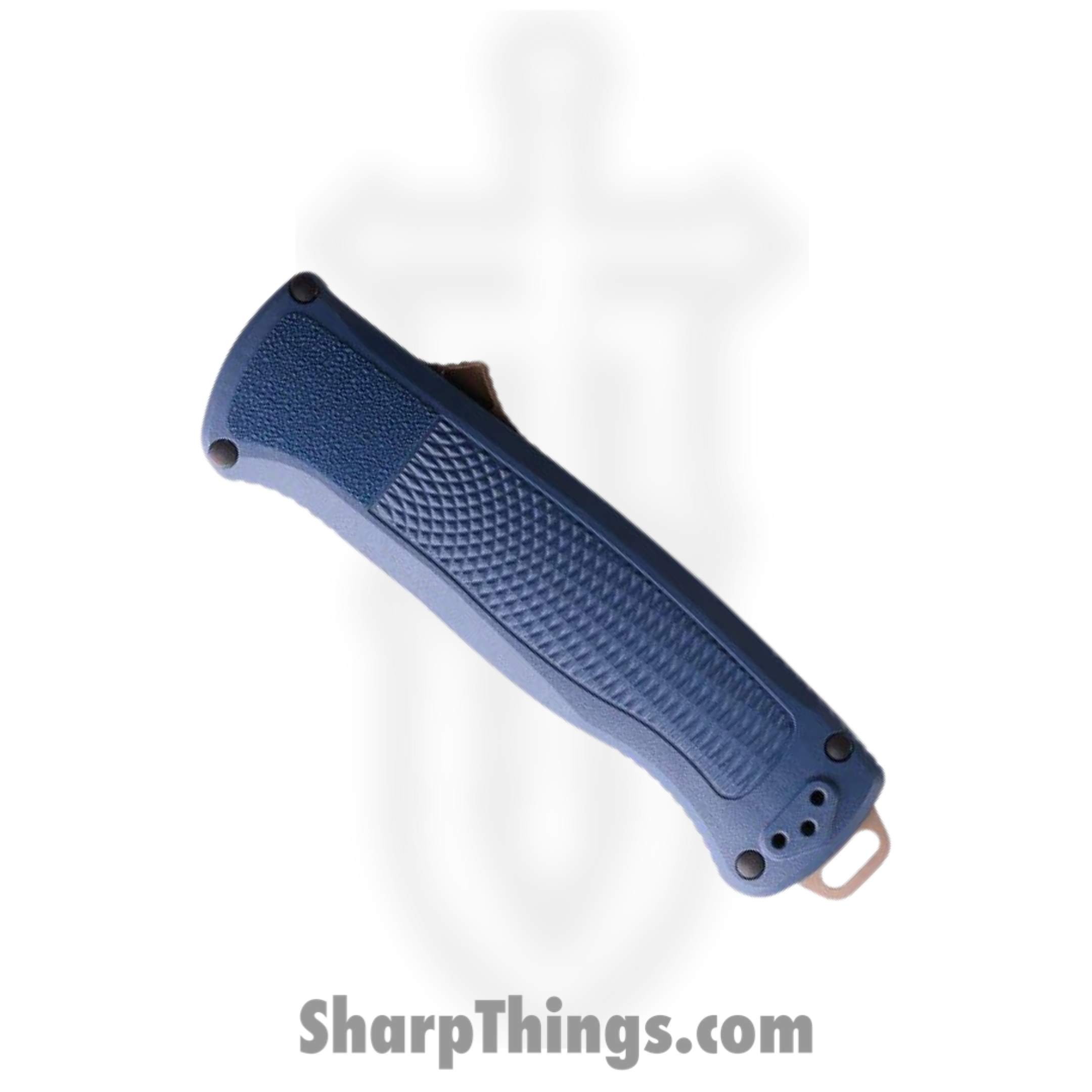 Benchmade - 5370FE-01 - Shootout - OTF Auto - CPM-CruWear Coated Tanto - Grivory - Crater Blue - Image 3