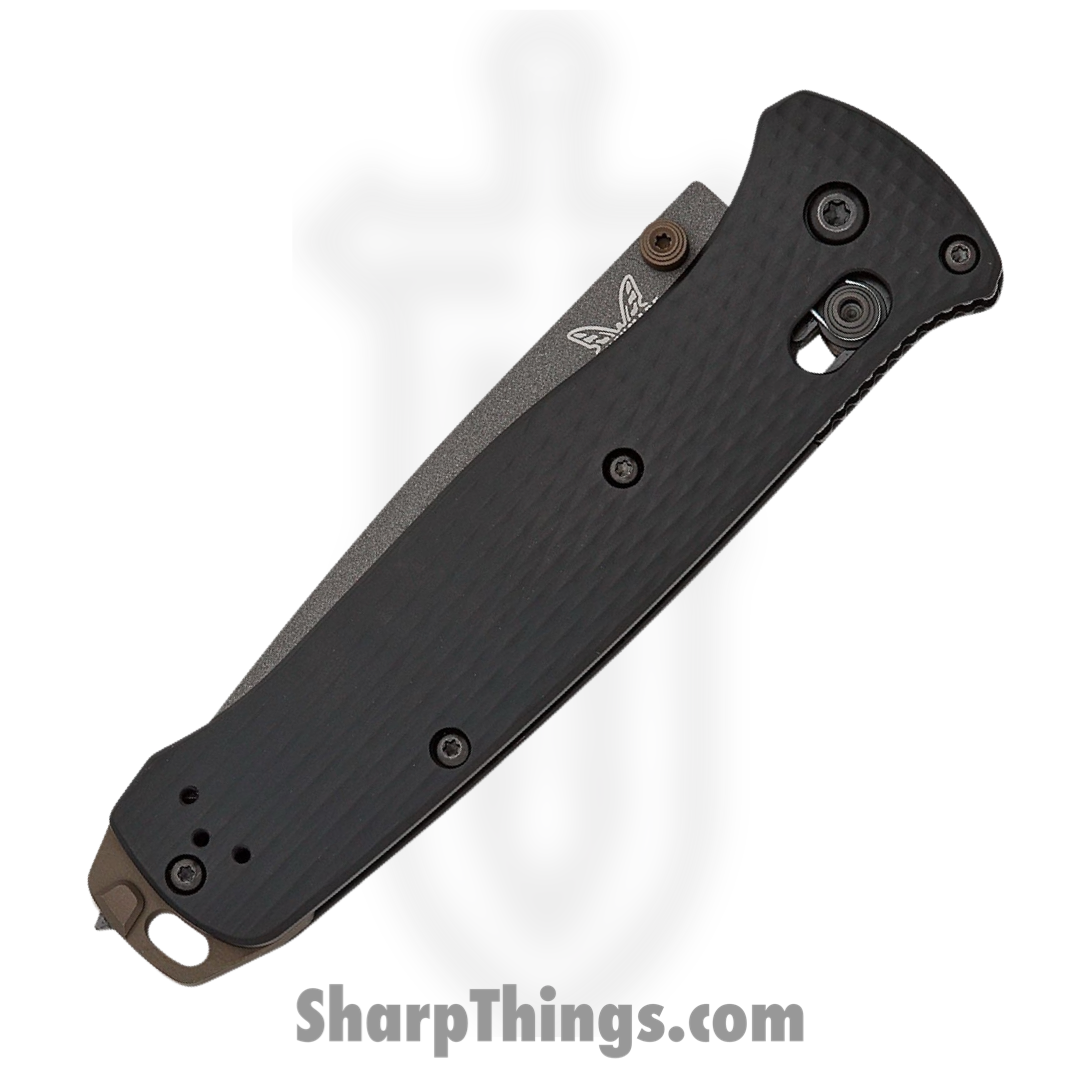 Benchmade - 537GY-03 - Bailout - Folding Knife - Tungsten Grey Cerakote M4 Tanto - Aluminum - Black - Image 2