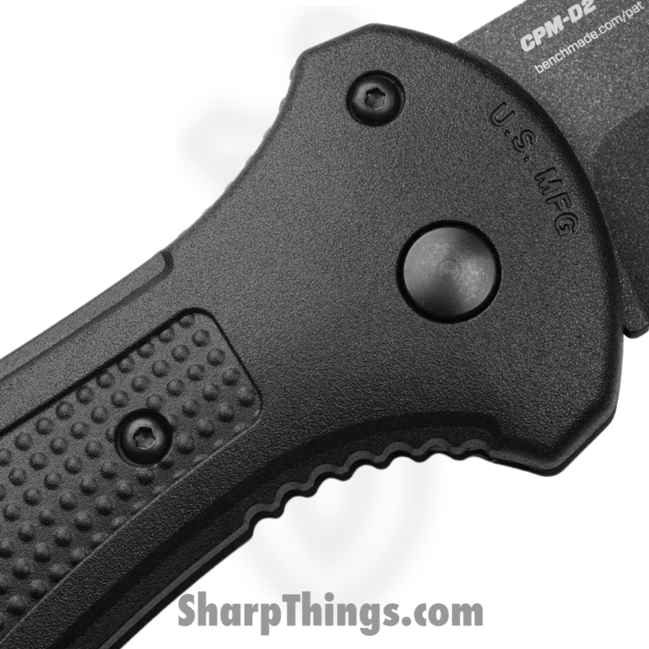 Benchmade - 9071BK - Claymore - Automatic Knife - CPM-D2 Coated Tanto - Grivory - Black - Image 2