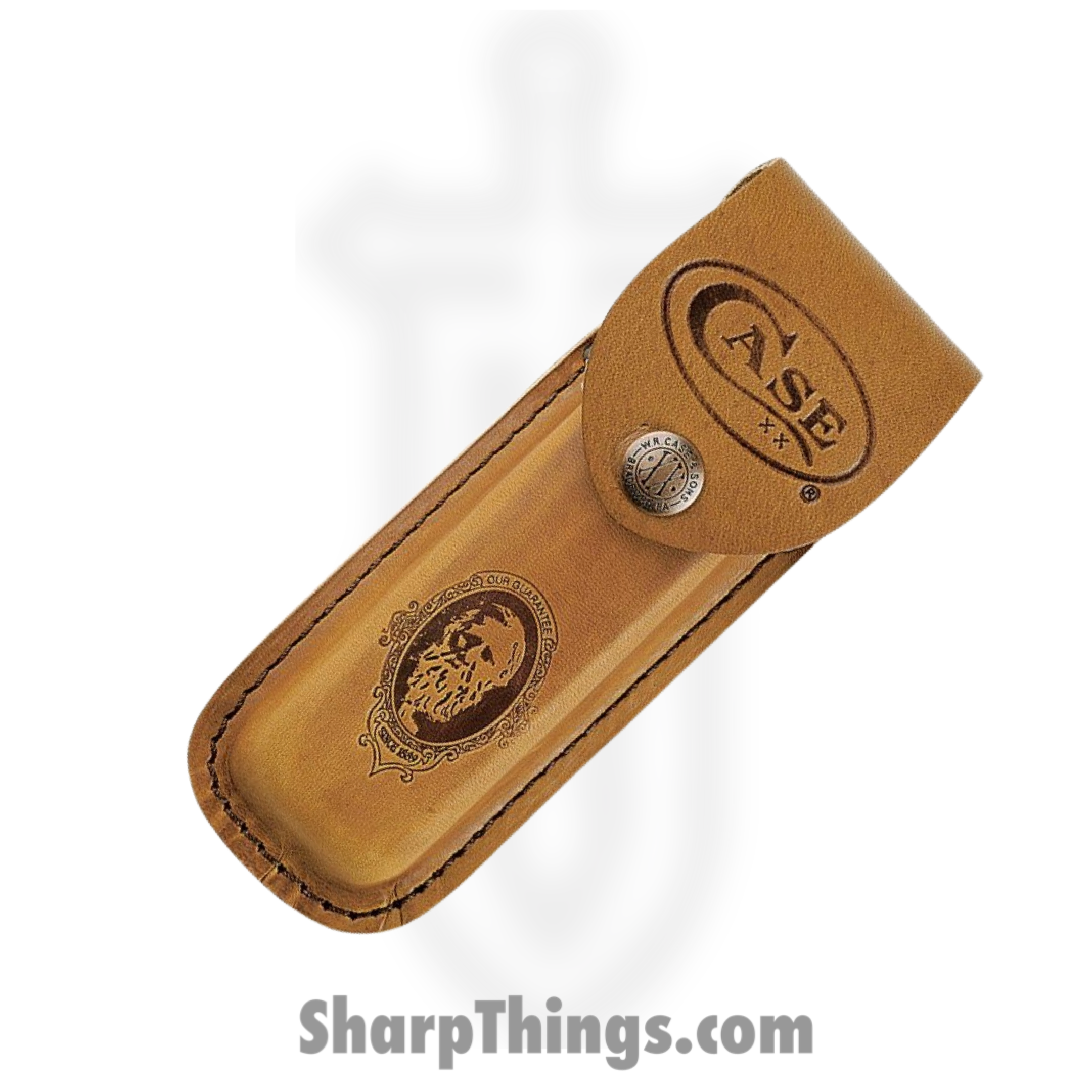 Case Cutlery - CA189 - Hunter - Folding Knife - Tru-Sharp Surgical Stainless Steel Mirror Polished Multi - Jigged Staminawood - Brown - Image 2
