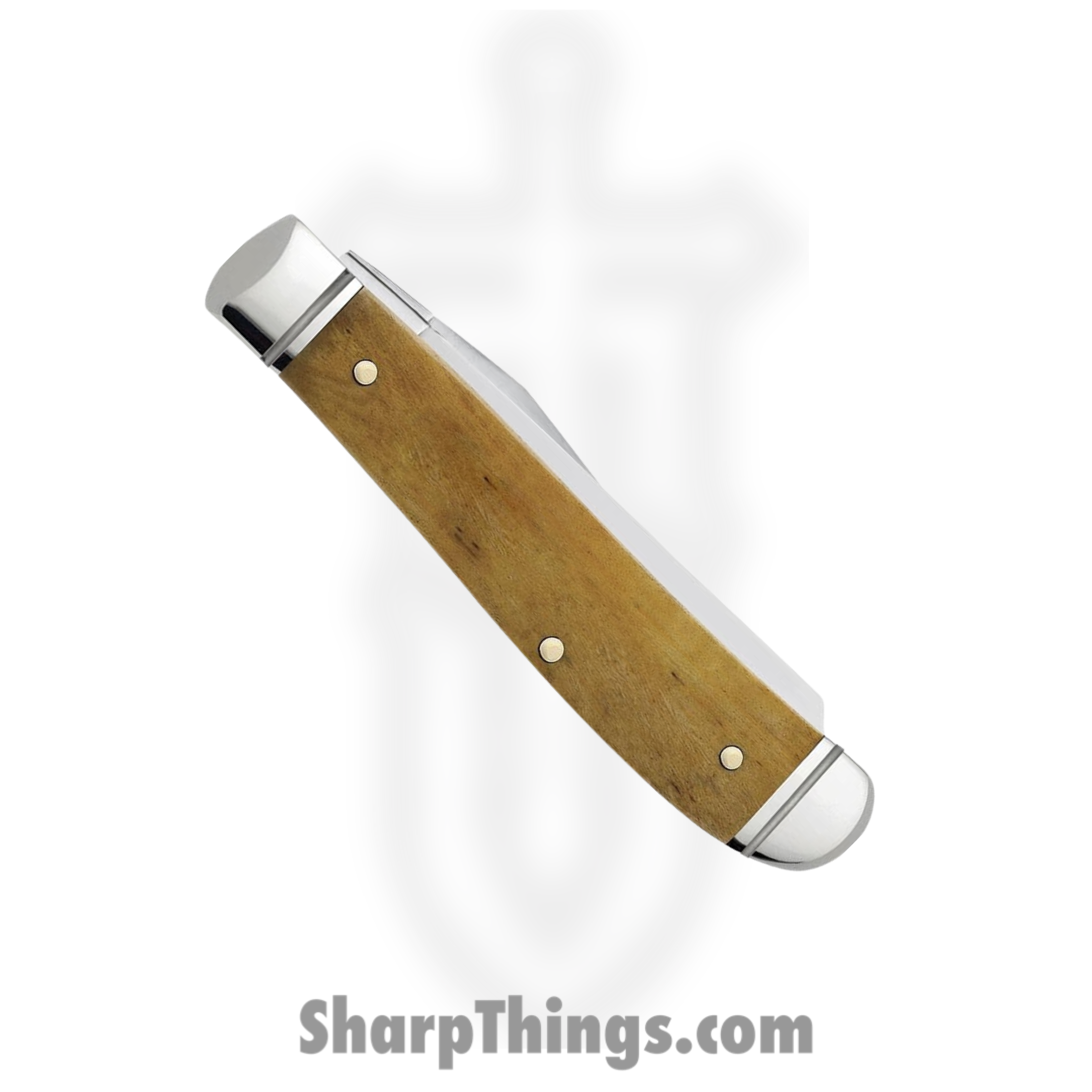 Case Cutlery - CA58188 - Mini Trapper - Folding Knife - Tru-Sharp Surgical Stainless Steel Mirror Polished Multi - Antique Bone - Tan - Image 3