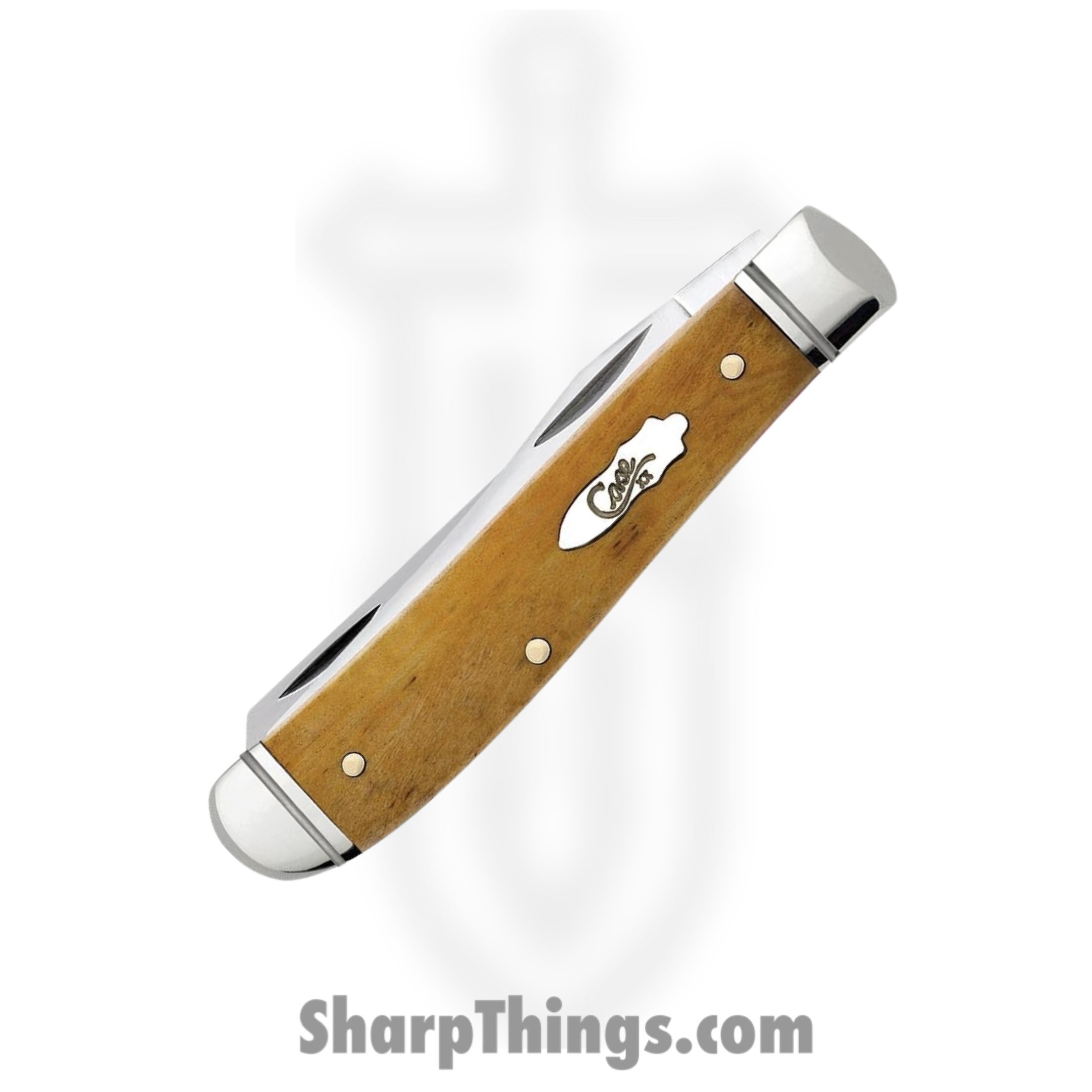 Case Cutlery - CA58188 - Mini Trapper - Folding Knife - Tru-Sharp Surgical Stainless Steel Mirror Polished Multi - Antique Bone - Tan - Image 4