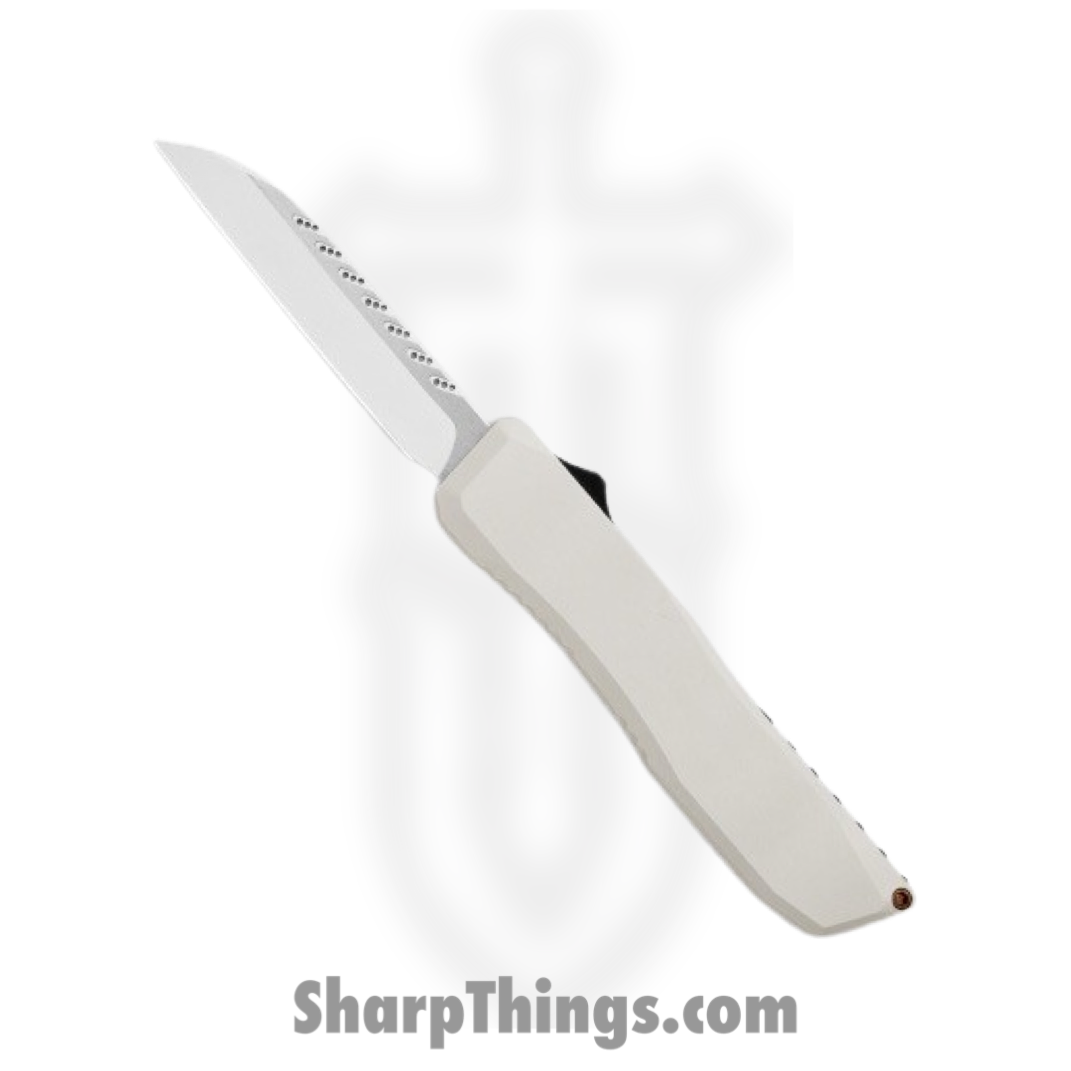 EOS - EOS118 - Harpoon - OTF Auto - CPM 20CV Satin Sheepsfoot - Aluminum - White