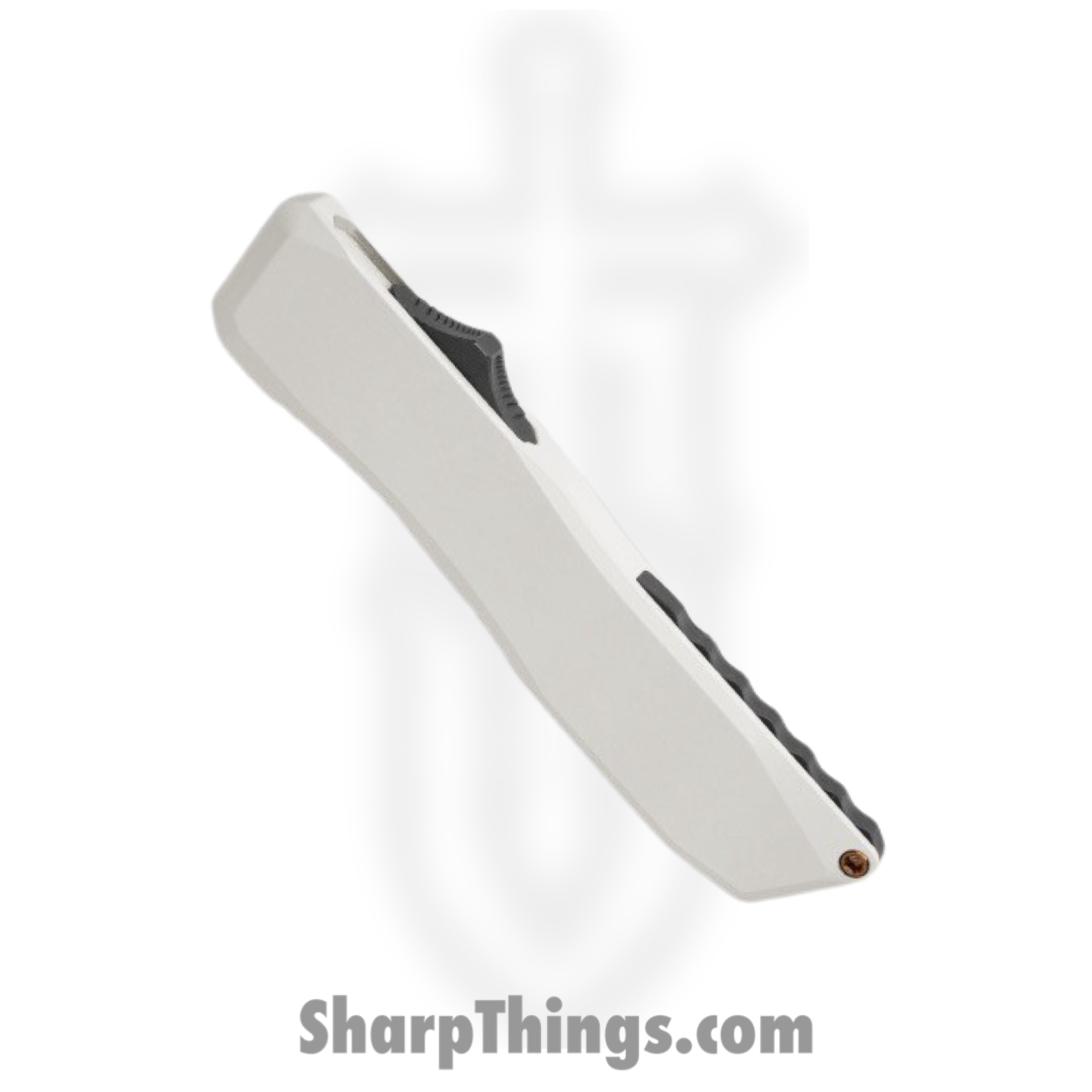 EOS - EOS118 - Harpoon - OTF Auto - CPM 20CV Satin Sheepsfoot - Aluminum - White - Image 2