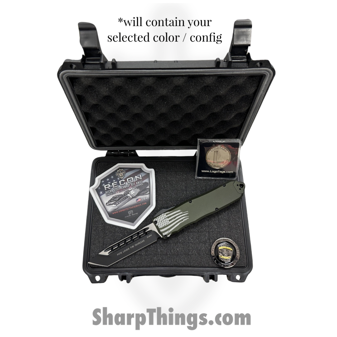 Guardian Tactical - GT103221 - Recon Elite - OTF Auto - Elmax - 2-Tone Tanto - Black - Image 8