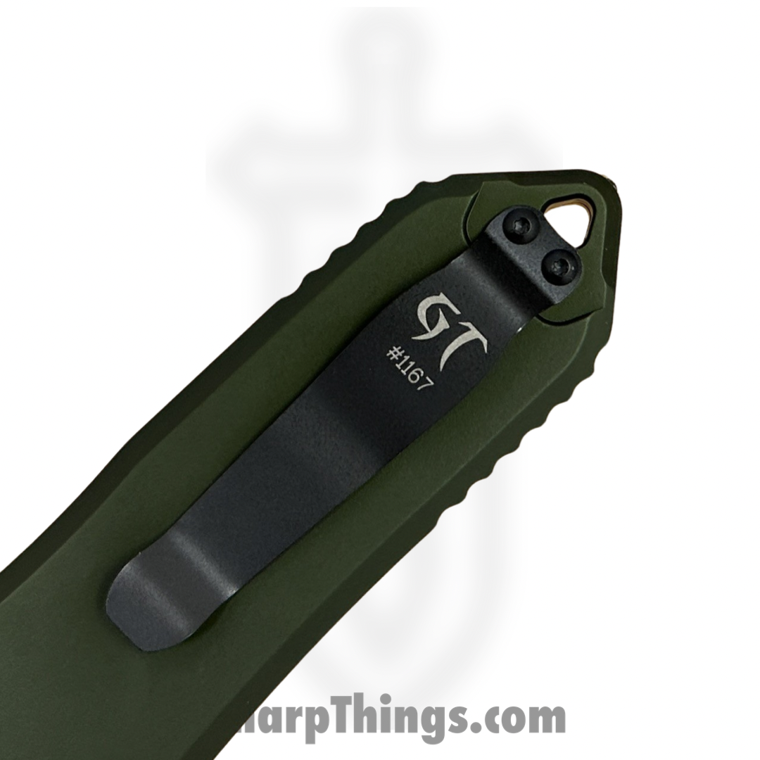 Guardian Tactical - GT108221 - Recon Elite - OTF Auto - Elmax - 2-Tone Tanto - OD Green - Image 7