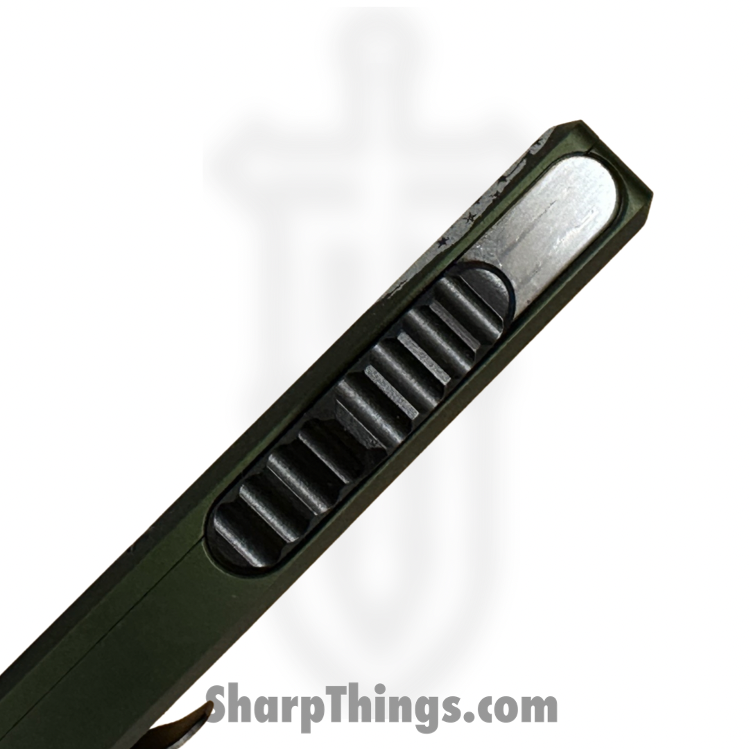 Guardian Tactical - GT108221 - Recon Elite - OTF Auto - Elmax - 2-Tone Tanto - OD Green - Image 6
