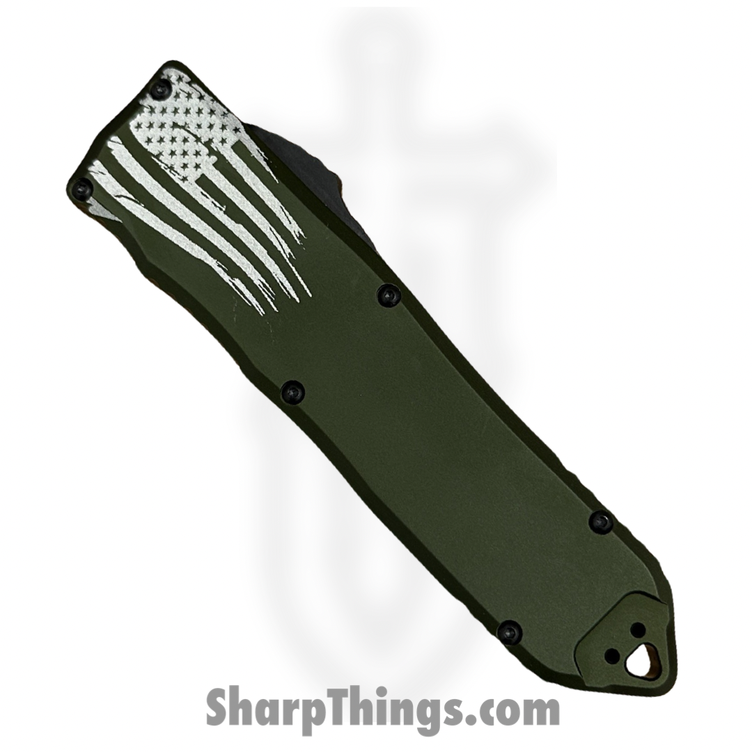 Guardian Tactical - GT108221 - Recon Elite - OTF Auto - Elmax - 2-Tone Tanto - OD Green - Image 2