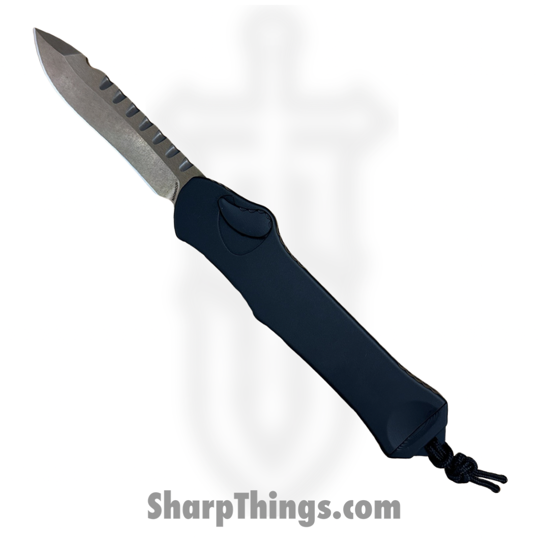 Heretic - H008-7A - Hydra - OTF Auto - CPM Magnacut Bronze - Recurve - Aluminum - Black