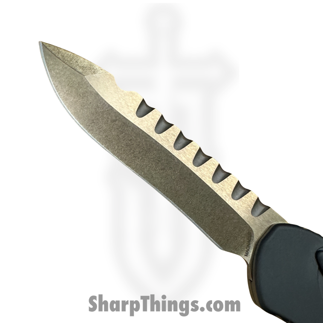 Heretic - H008-7A - Hydra - OTF Auto - CPM Magnacut Bronze - Recurve - Aluminum - Black - Image 7