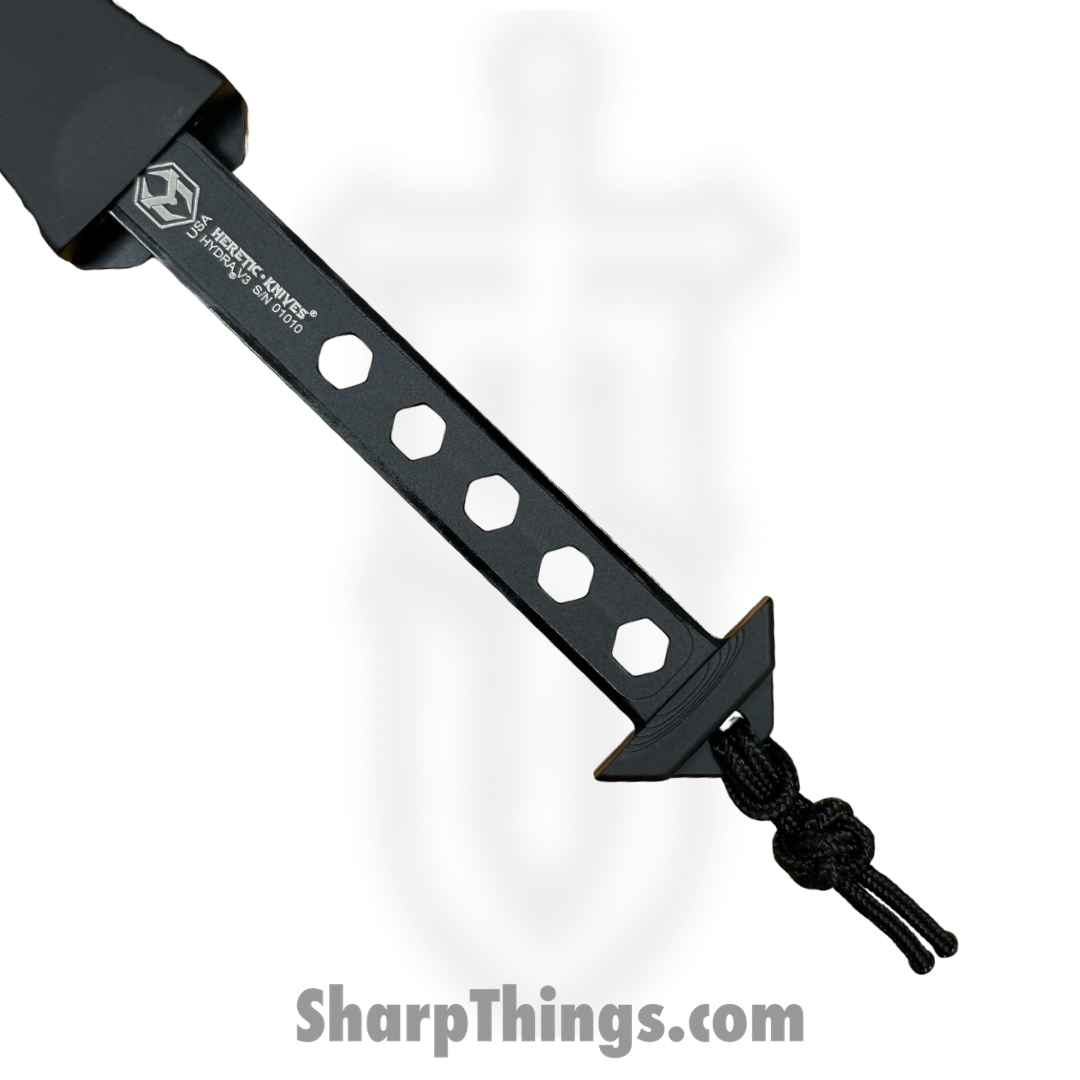 Heretic - H008-7A - Hydra - OTF Auto - CPM Magnacut Bronze - Recurve - Aluminum - Black - Image 5