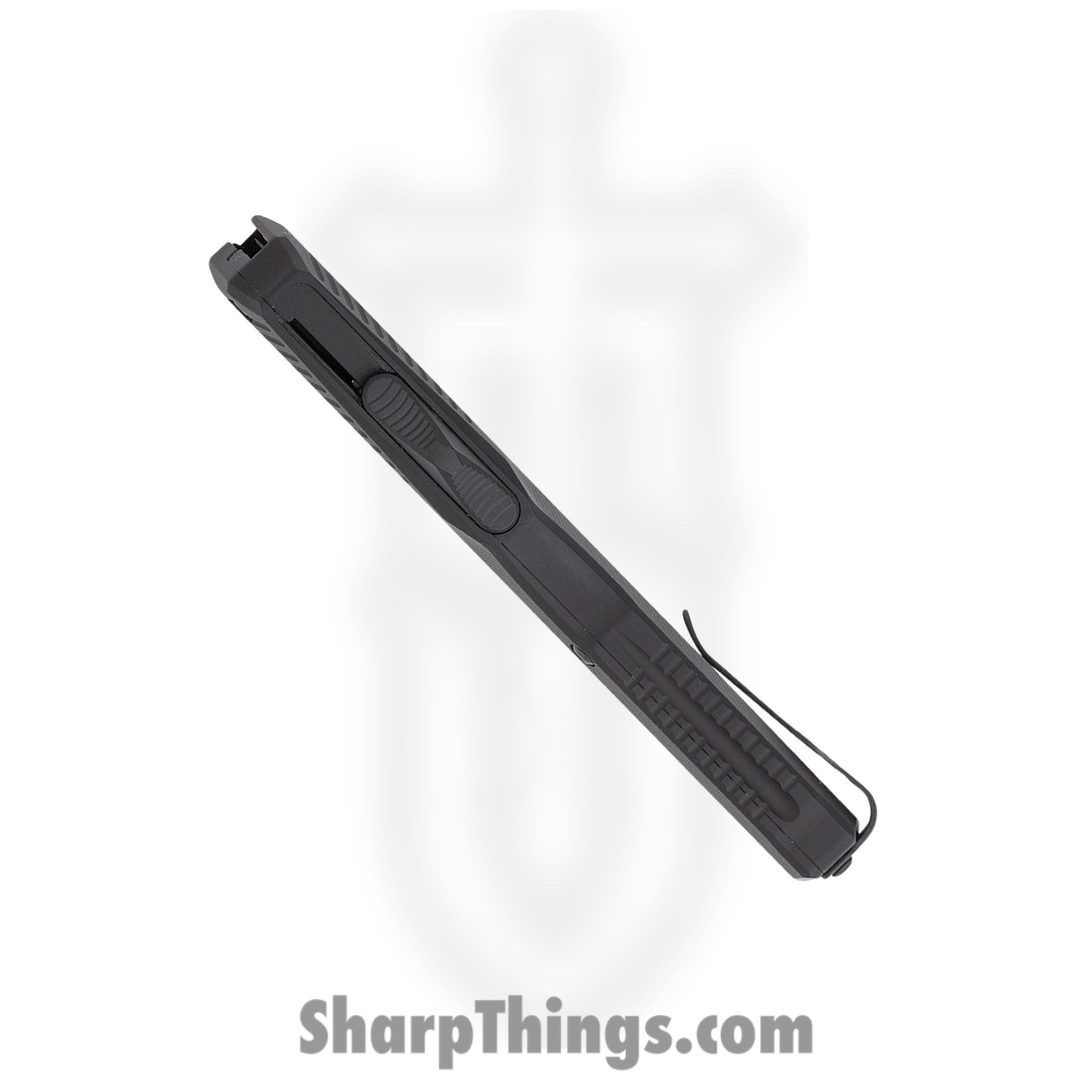Kershaw - 9000BLK - Diskin Livewire - OTF Auto - MagnaCut DLC Spear Point - 6061-T6 Aluminum - Black - Image 5
