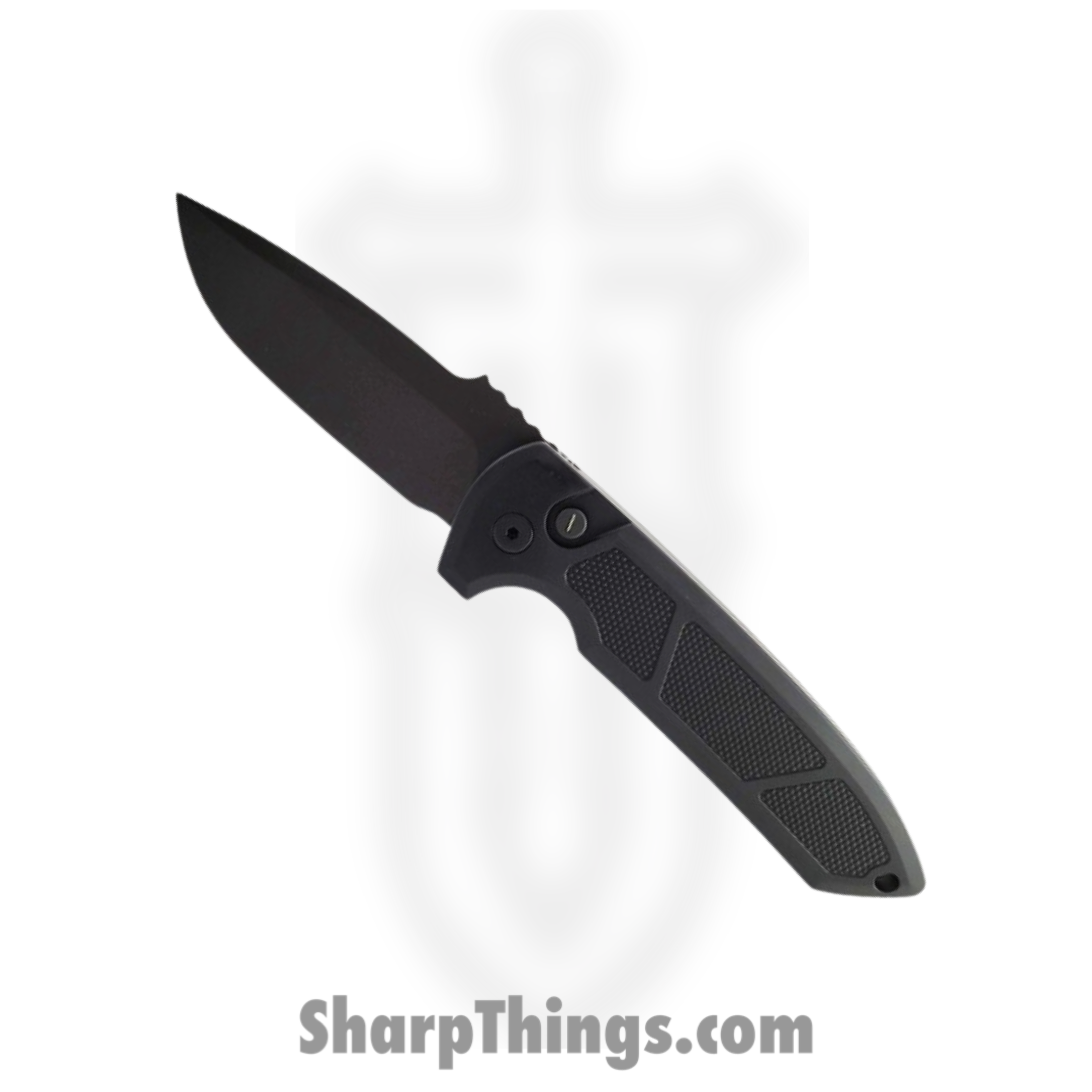 ProTech - LG307 Operator - Rockeye Operator - Automatic Knife - CPM-S35VN DLC Clip Point - 6061-T6 Aluminum - Black