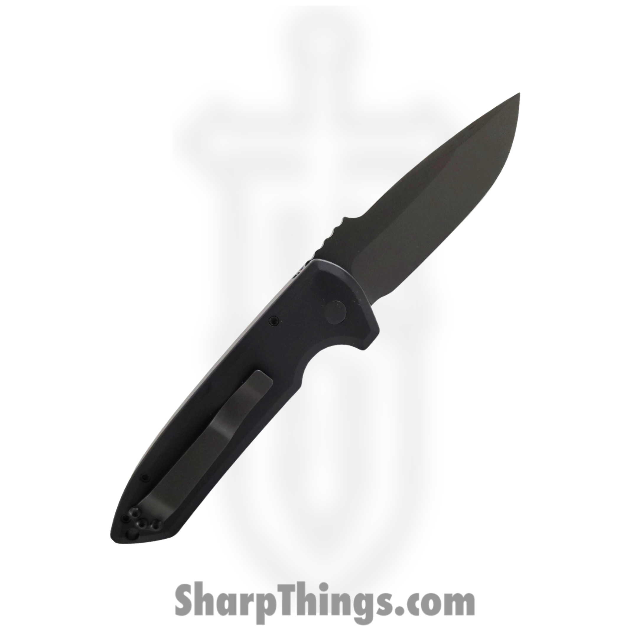ProTech - LG307 Operator - Rockeye Operator - Automatic Knife - CPM-S35VN DLC Clip Point - 6061-T6 Aluminum - Black - Image 2