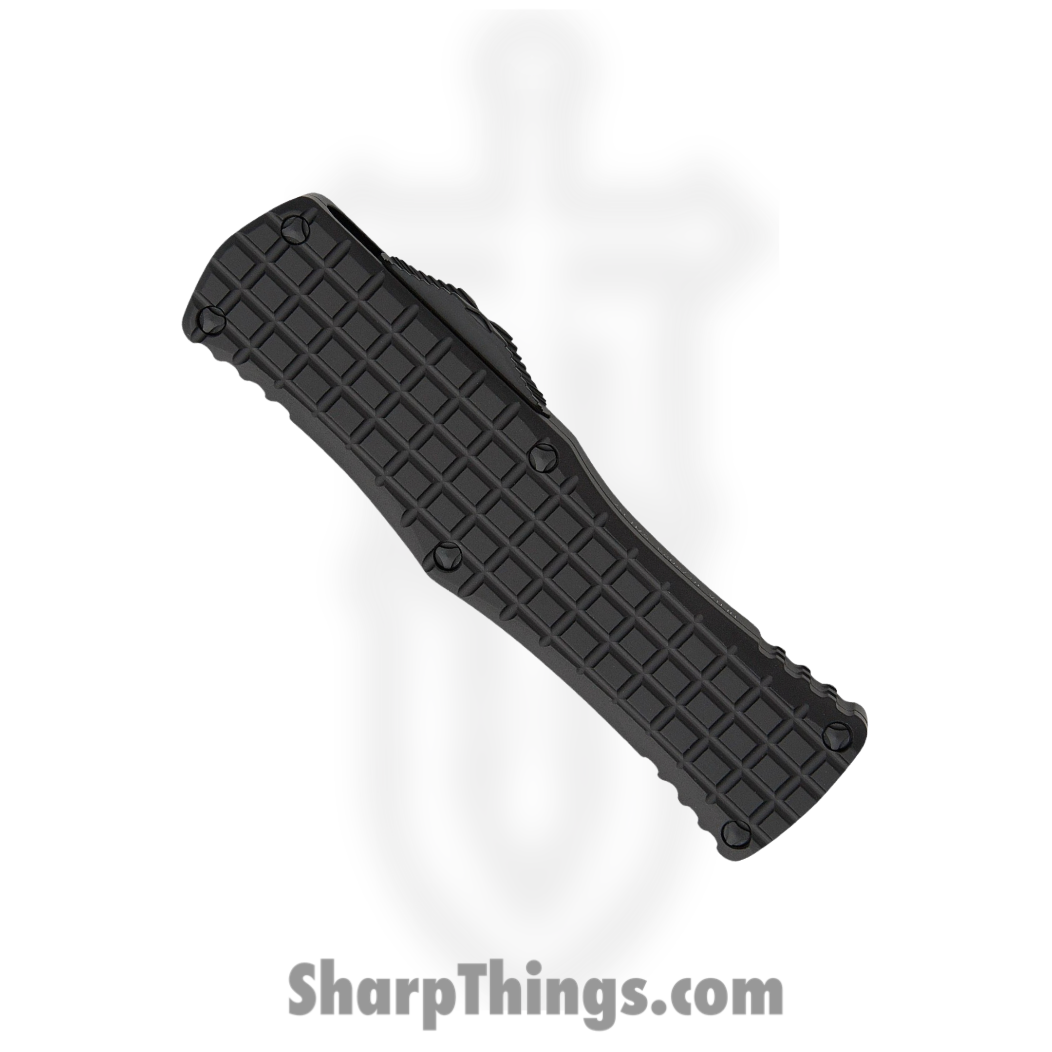 Microtech - 919-1TFRS - Signature Series Hera - OTF Auto - Black Hellhound Tanto - 6061-T6 Aluminum - Black - Image 3