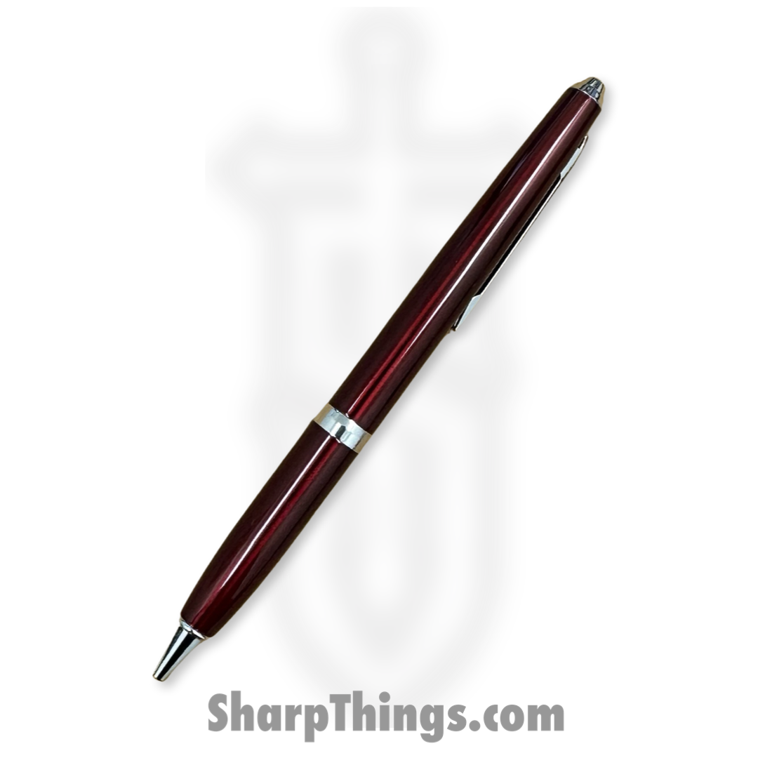 Razor Tactical - RT-7373-RED - Pen Knife - Part Serrated - Black Ink Ballpoint - Red - Image 2