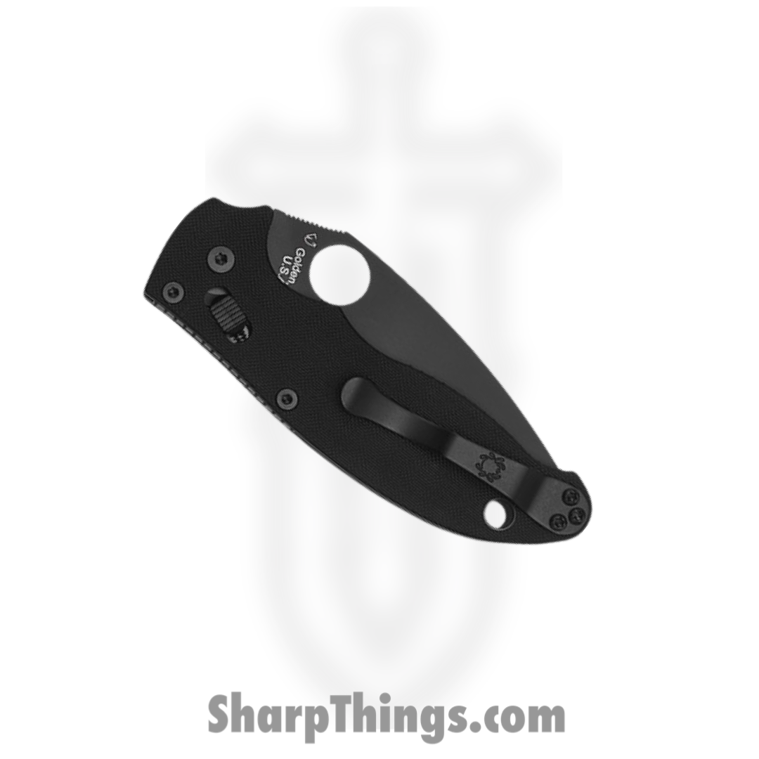 Spyderco - SC101GPBBK2 - Manix 2 - Folding Knife - S30V DLC - G10 - Black - Image 2