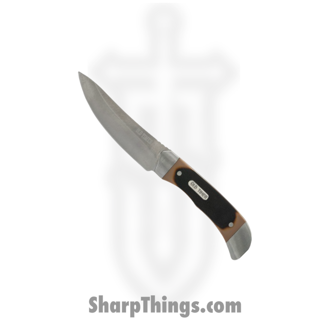 Schrade Knives - SCHP1158666 - Fixed Blade/Lighter Set - Fixed Blade Knife - Stainless Satin Full Tang - Sawcut Delrin - Silver - Image 2