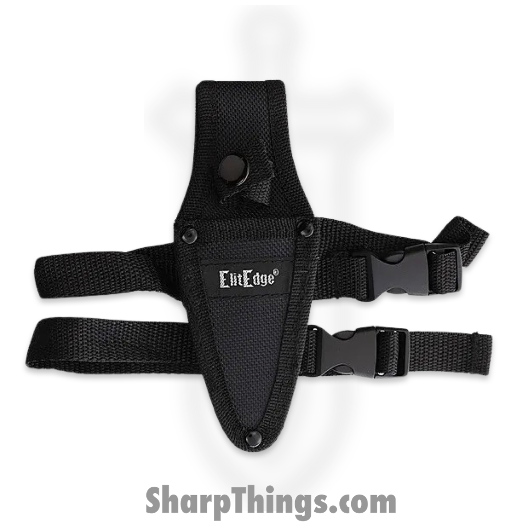 ElitEdge - EE20641SW - Push Dagger - Fixed Blade Knife - Stainless Stonewash Dagger - Nylon - Black - Image 2