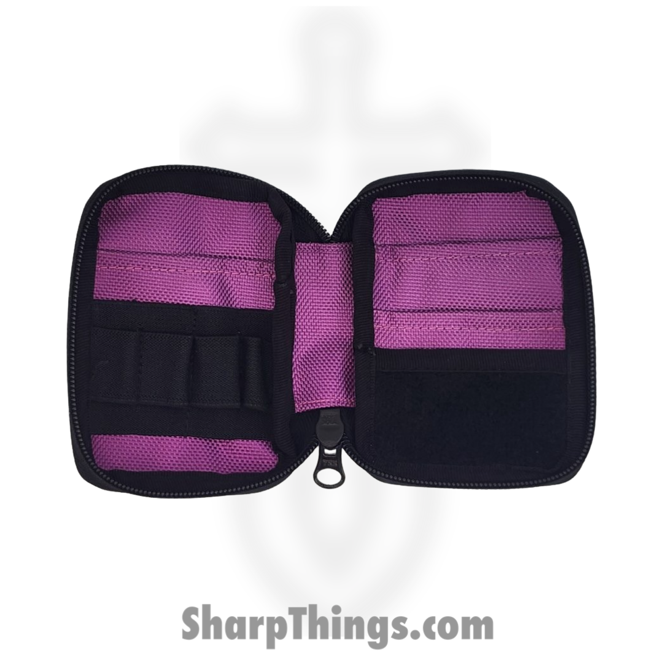 Sticky Back Patch - Micro Pouch EDC Wallet - Purple - Image 2