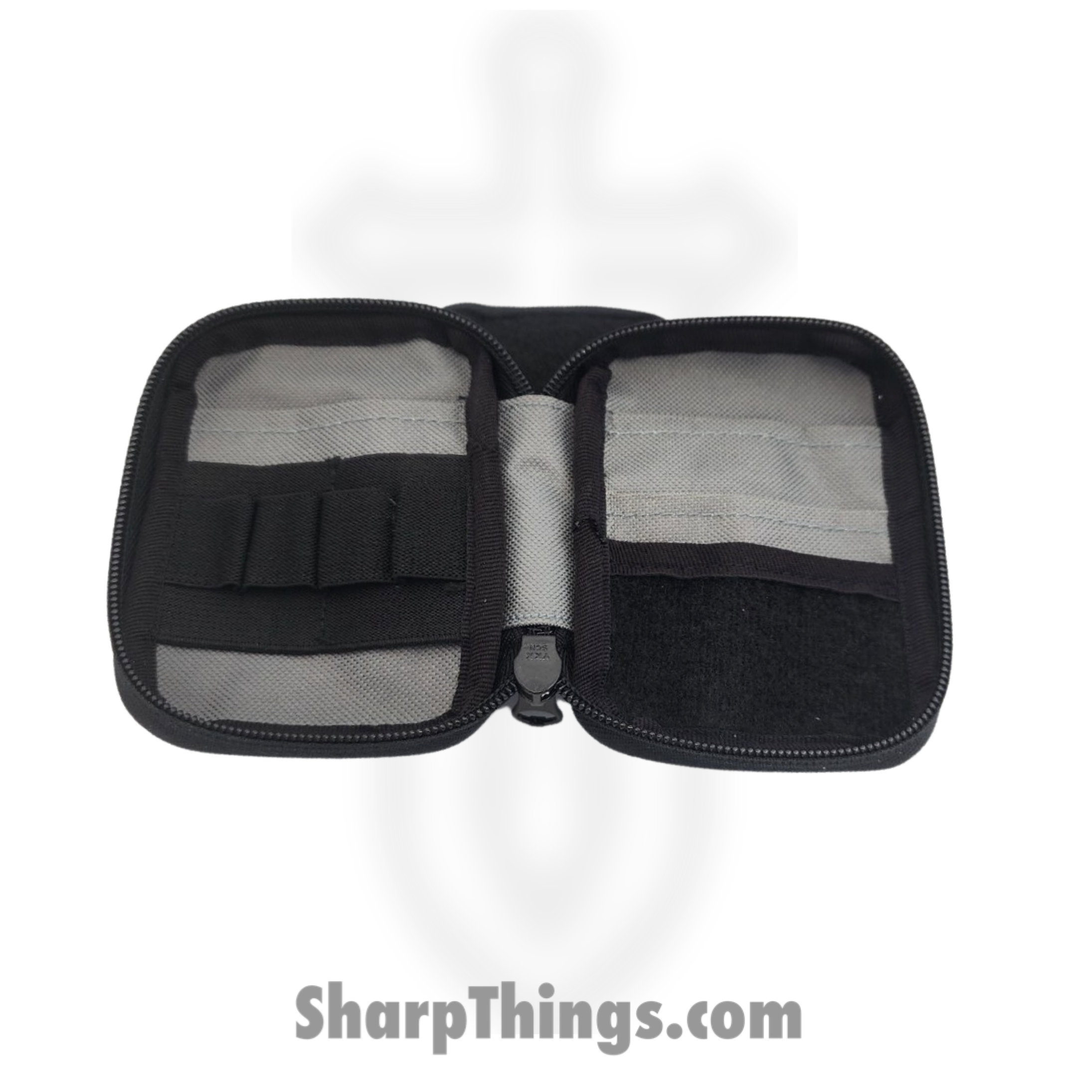 Sticky Back Patch - Micro Pouch EDC Wallet - Grey - Image 4