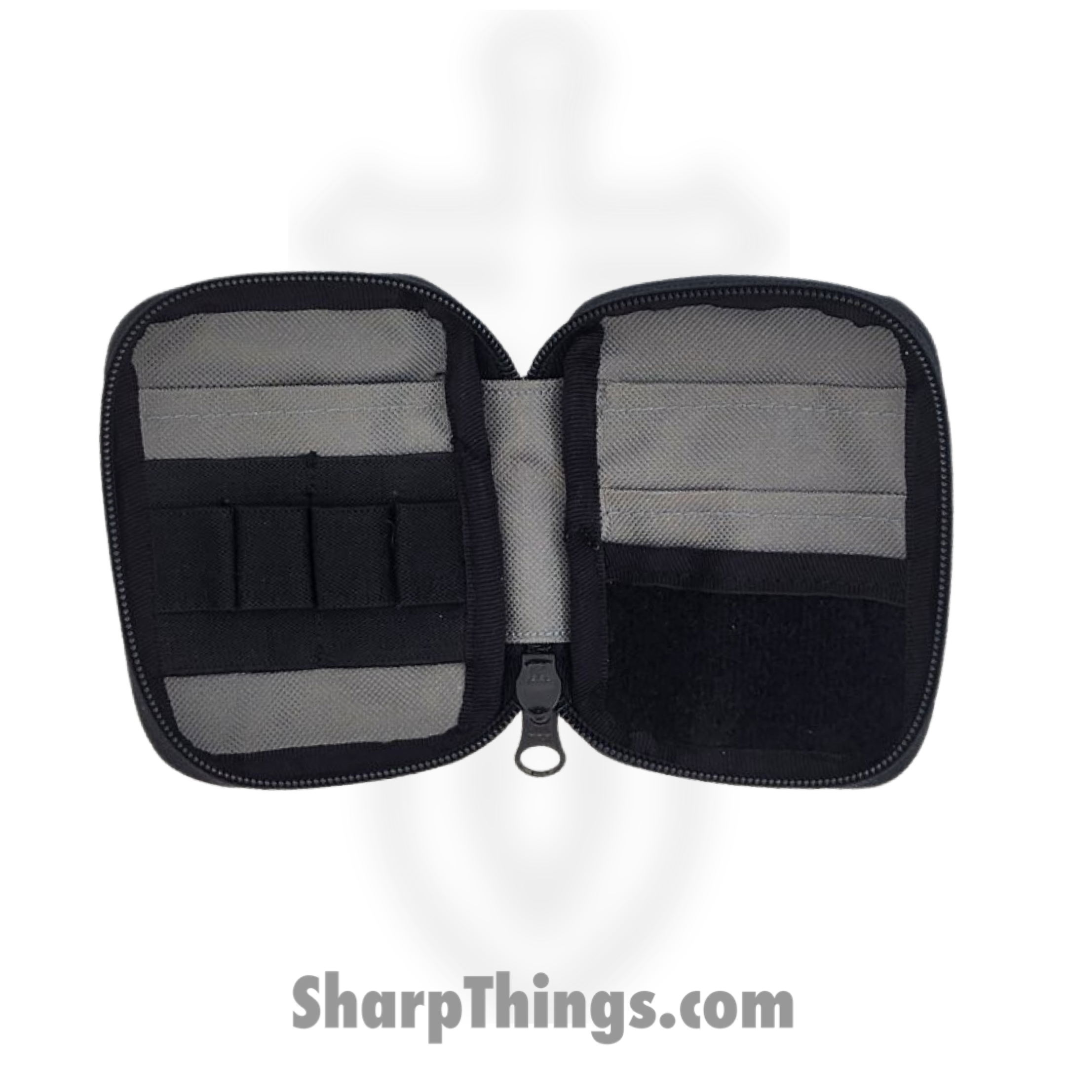 Sticky Back Patch - Micro Pouch EDC Wallet - Grey - Image 3