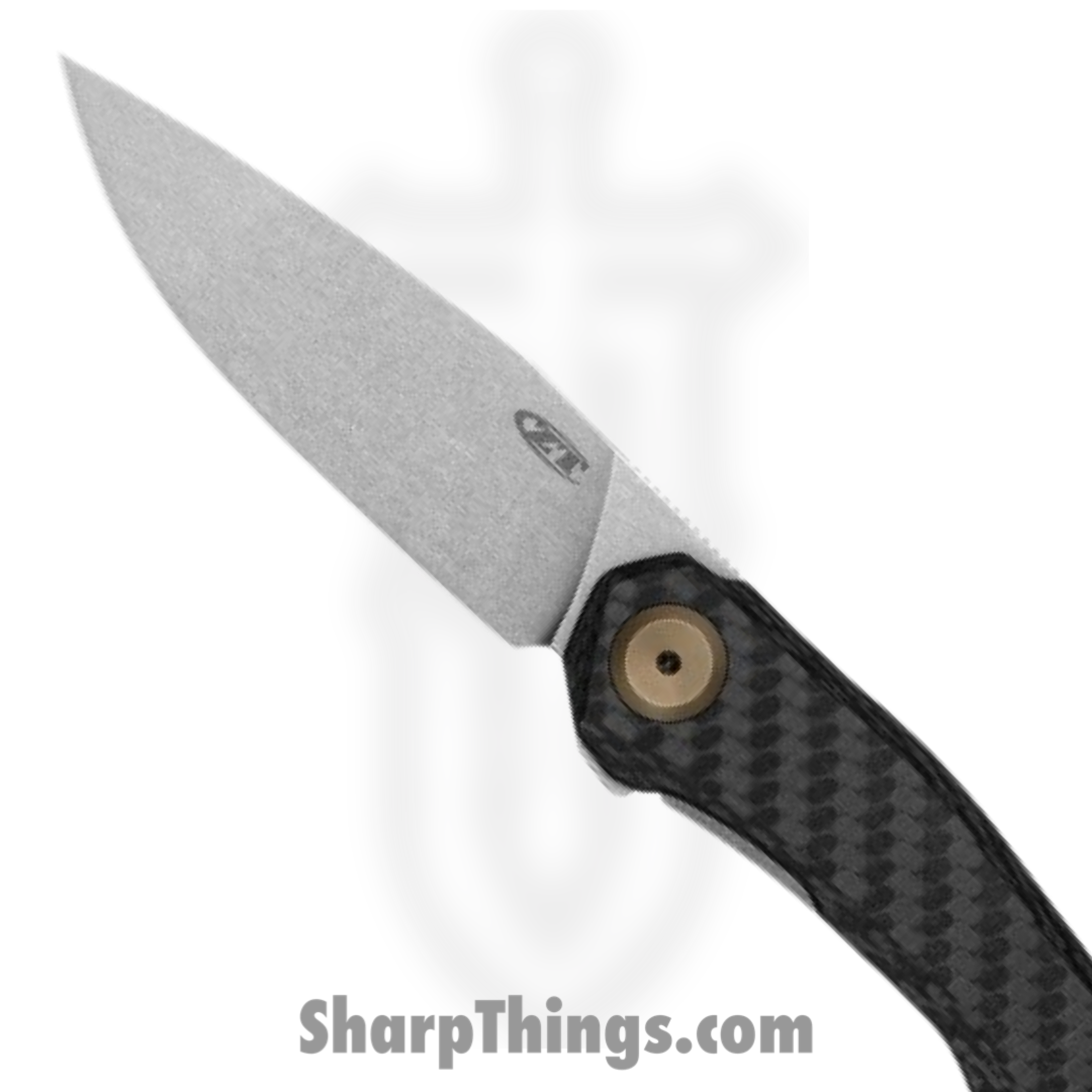 Zero Tolerance - 0545 - Framelock - Folding Knife - Satin Magnacut Clip Point - Carbon Fiber and Titanium - Black - Image 2