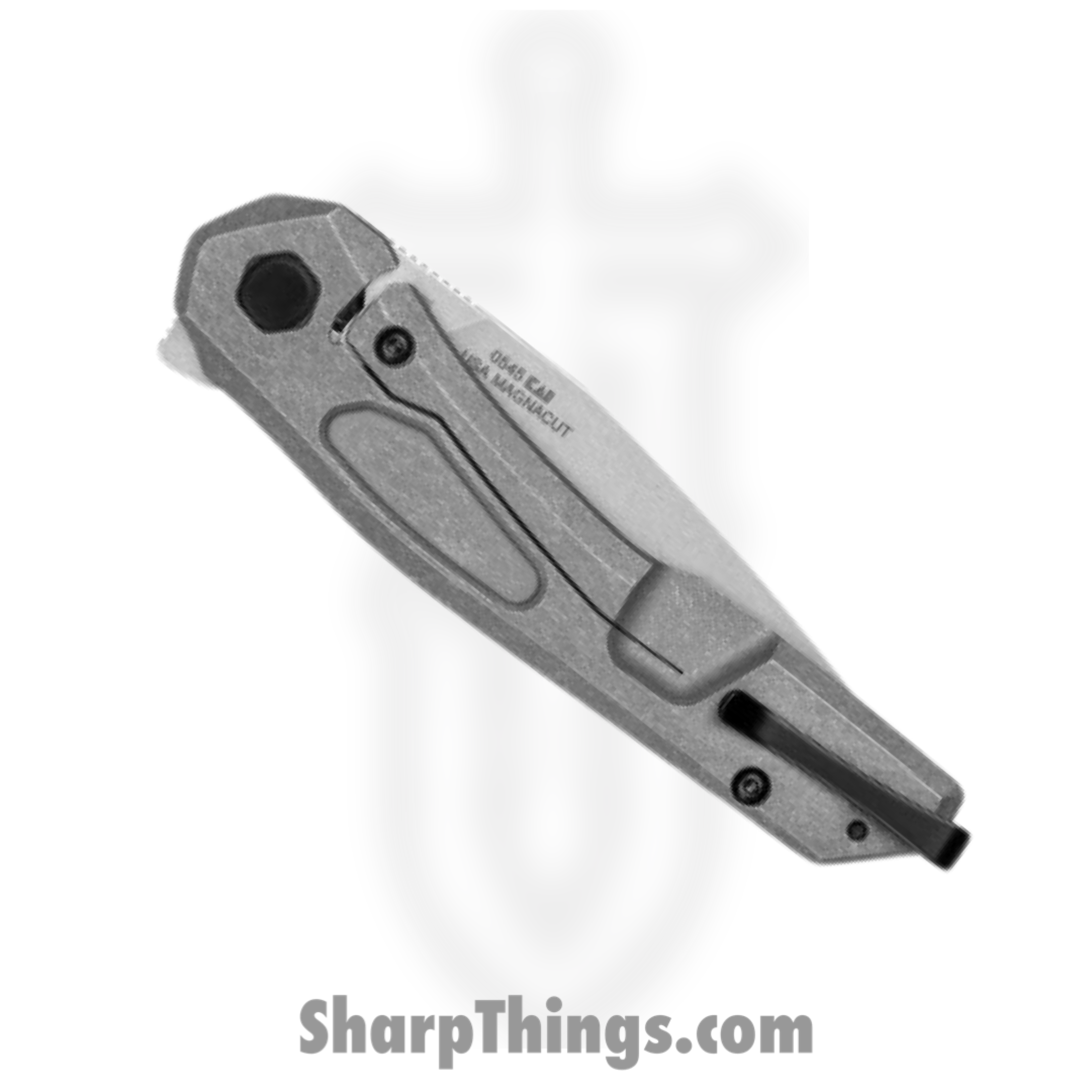 Zero Tolerance - 0545 - Framelock - Folding Knife - Satin Magnacut Clip Point - Carbon Fiber and Titanium - Black - Image 4
