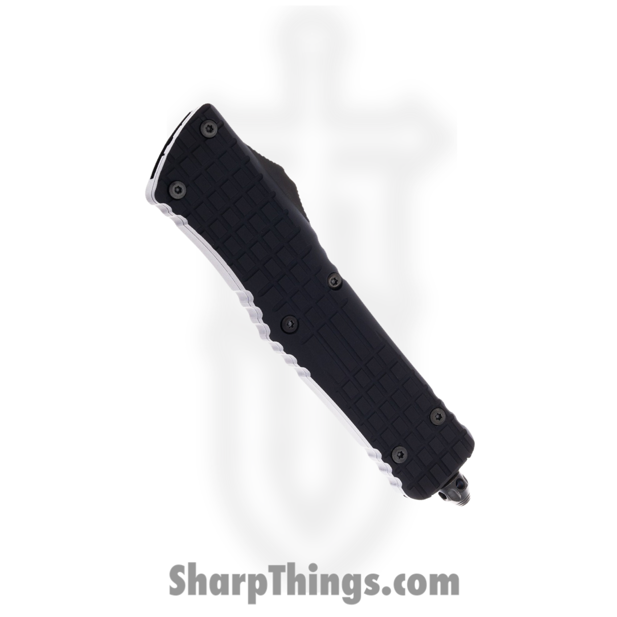 Microtech - 142-3CT-DSH - Combat Troodon Delta Shadow Series - OTF Auto - DLC Dagger - 6061-T6 Aluminum - Black - Image 3