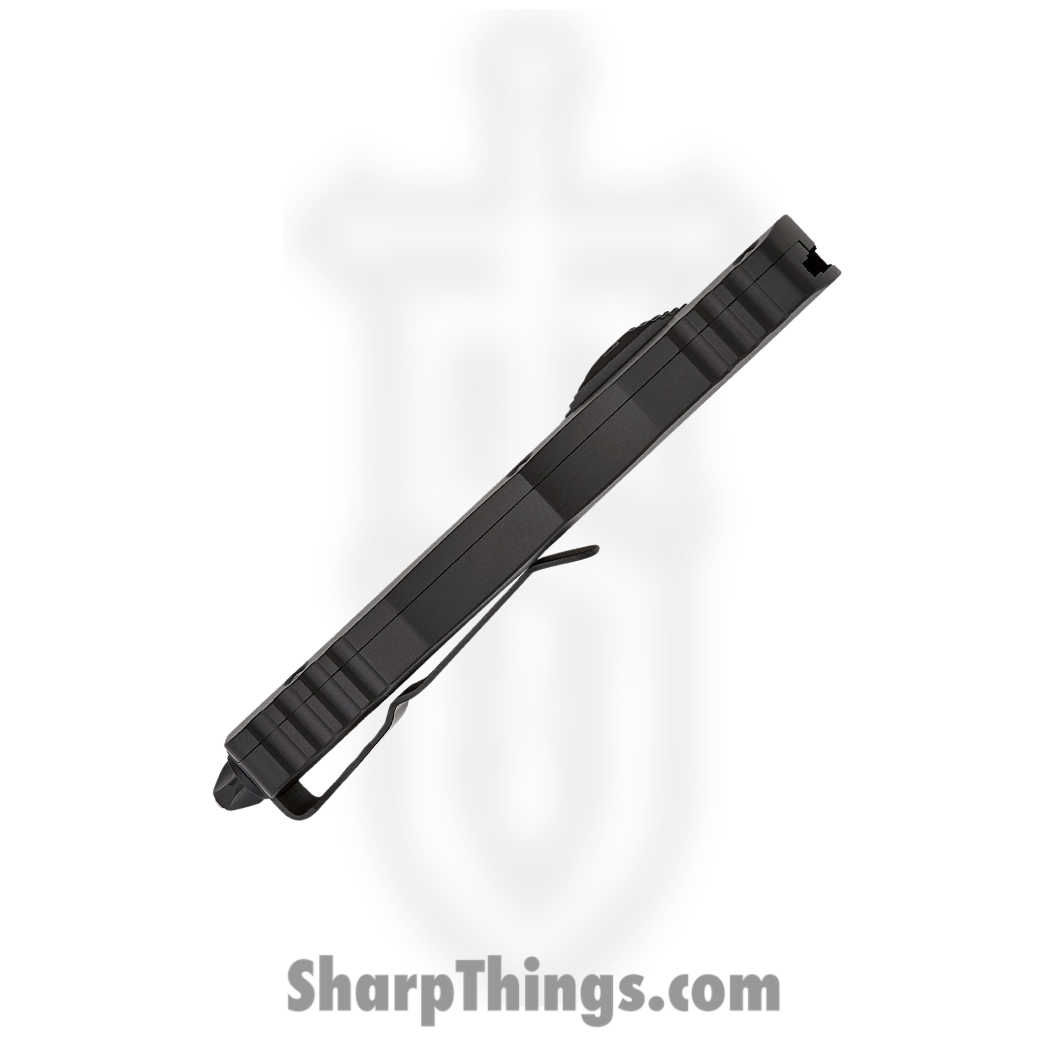 Microtech - 225-1T - Dirac D/E Tactical - OTF Auto - DLC Dagger - 6061-T6 Aluminum - Black - Image 5