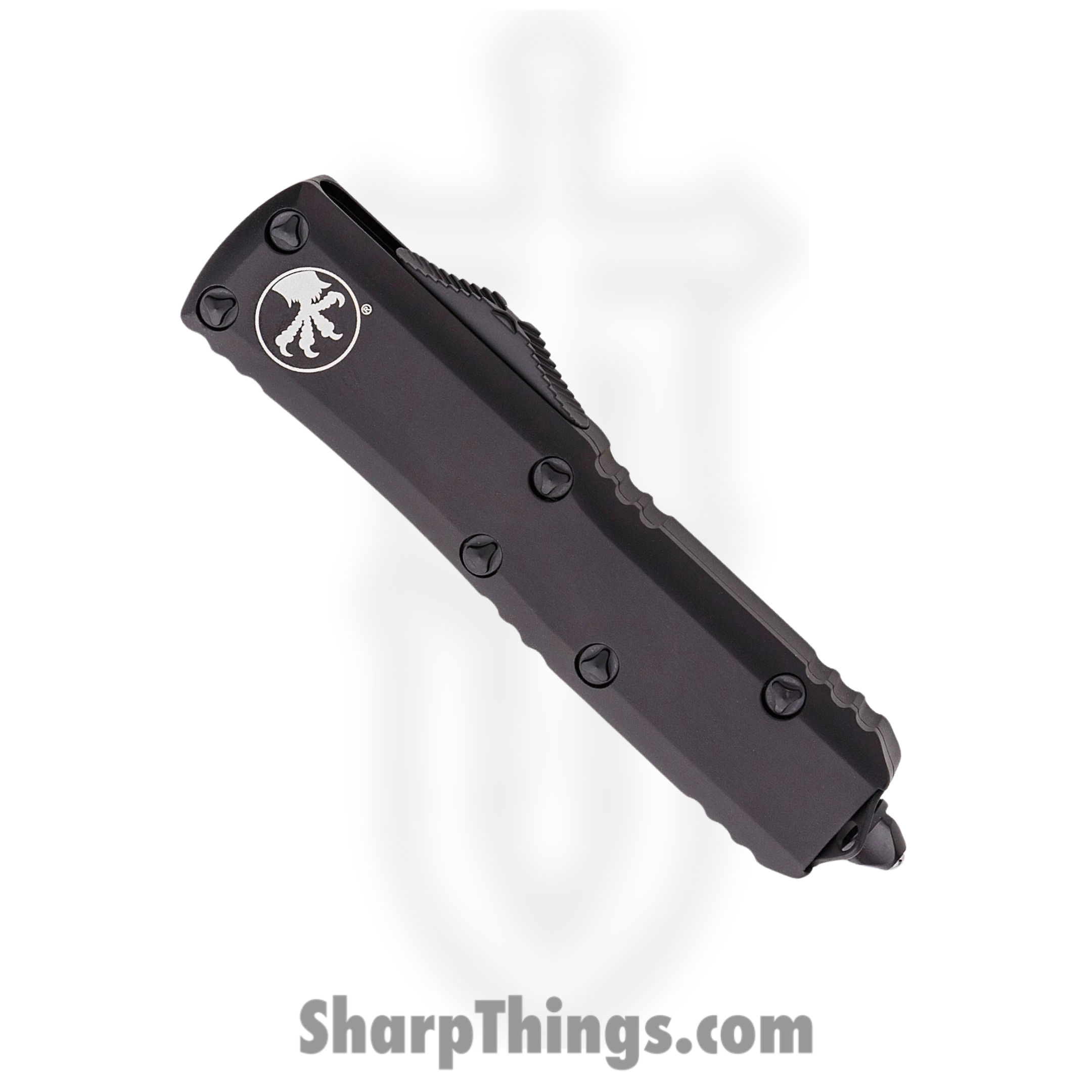 Microtech - 233-3T - UTX-85 Tactical F/S - OTF Auto - Black Tanto - 6061-T6 Aluminum - Black - Image 3