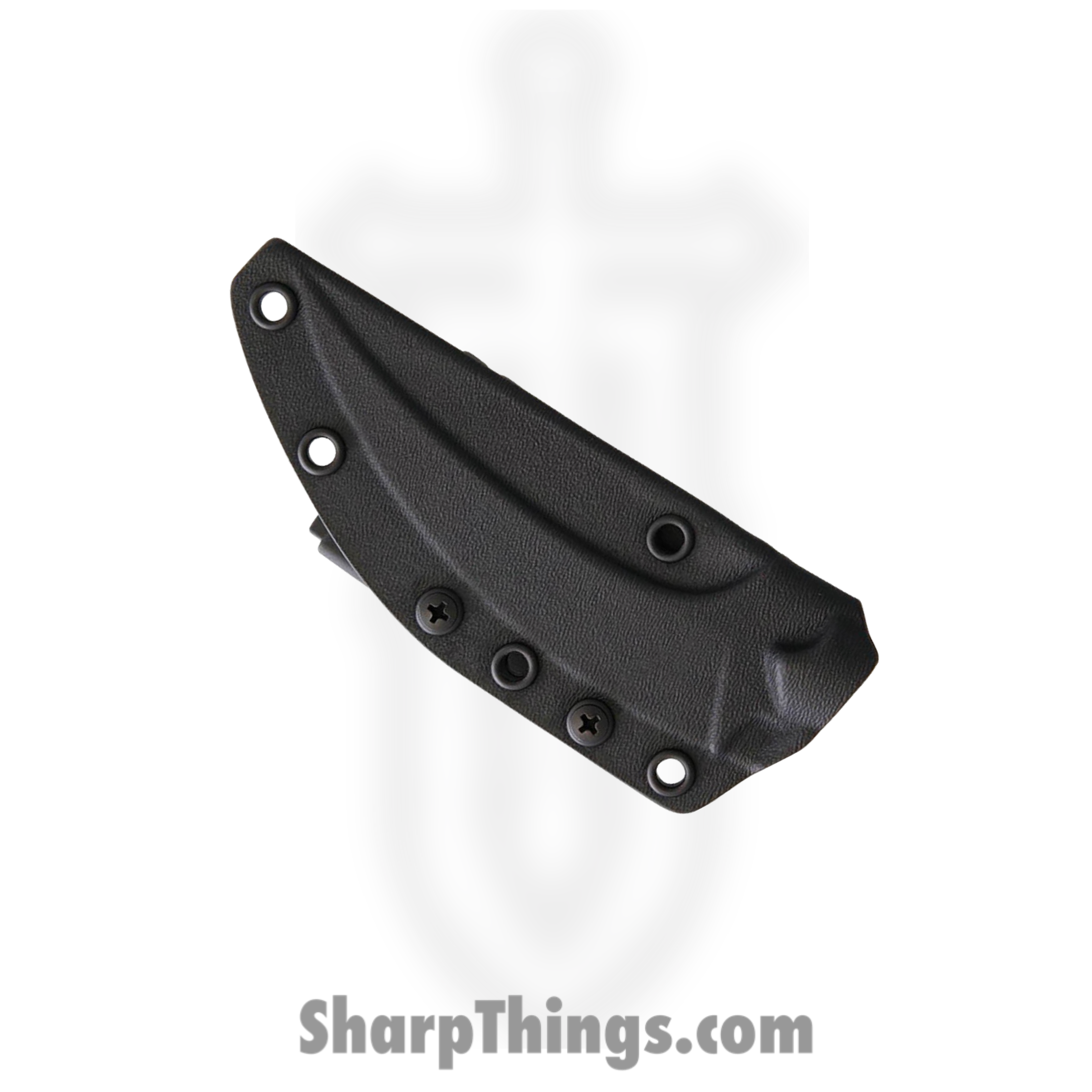 Bastinelli Creations - BAS206 - Mako - Fixed Blade Knife - N690 Black Stonewash Full Tang - G10 - Black - Image 2