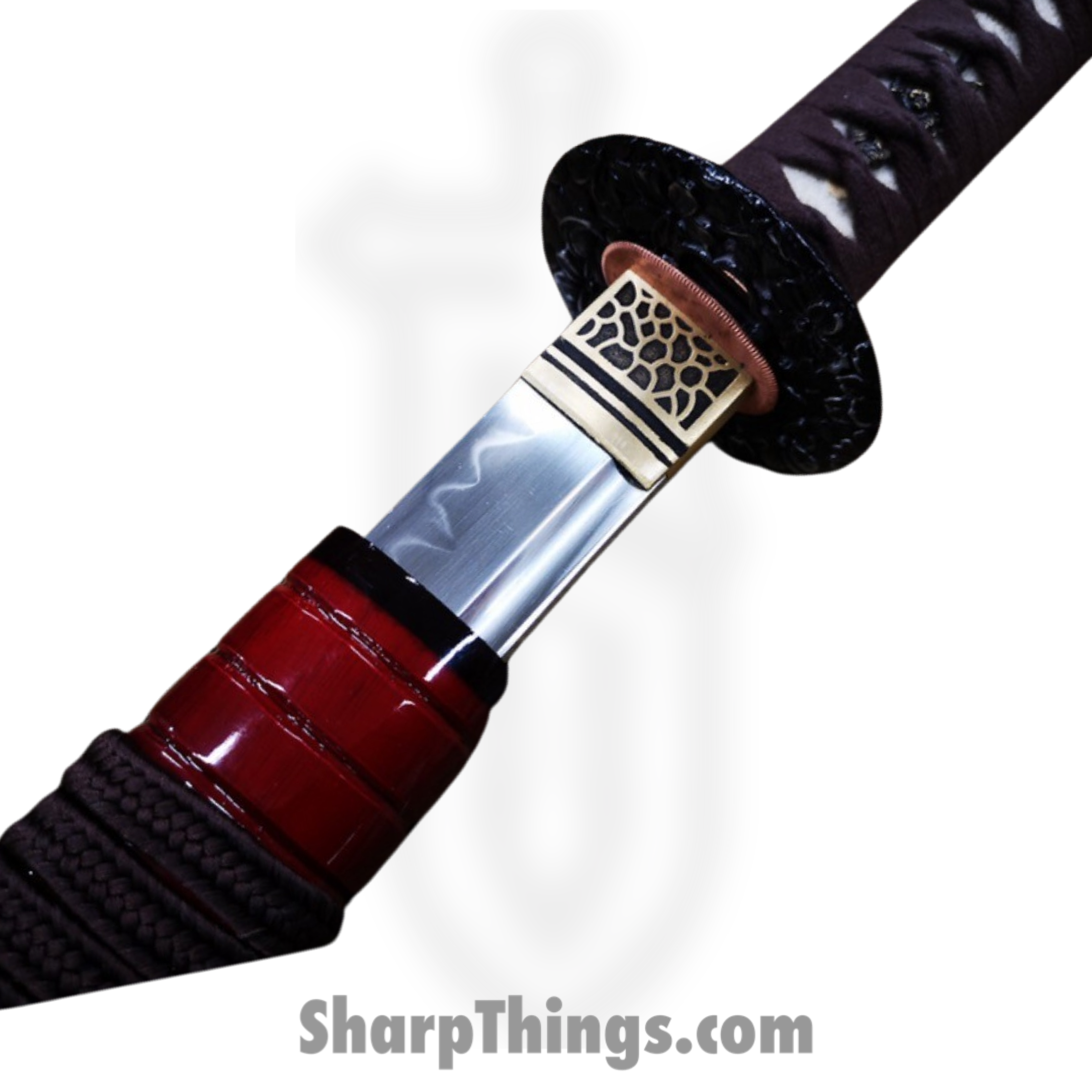 Battle Blades - BBISSS - Sanbon-Sugi Shinken - Fixed Blade Knife - 1095 Polished - Hardwood - Brown - Image 3
