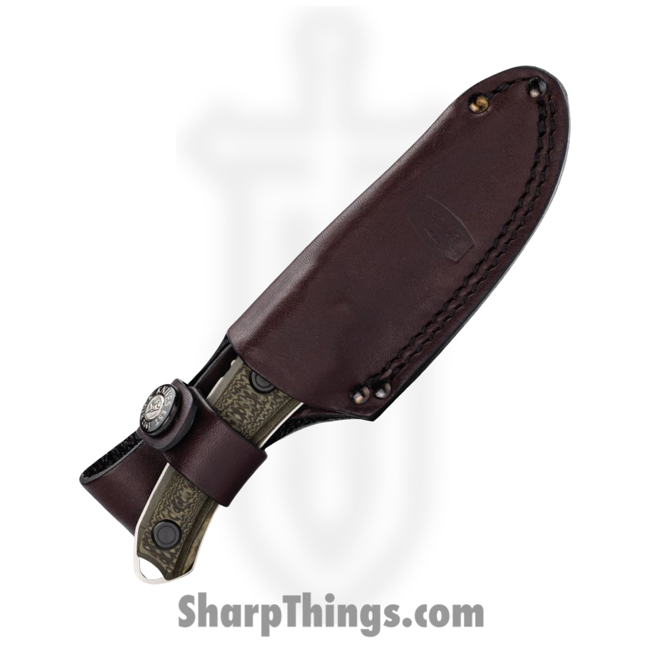 Buck - BU662BRS - Alpha Scout - Fixed Blade Knife - S35VN Satin Drop Point - Richlite - Brown - Image 2