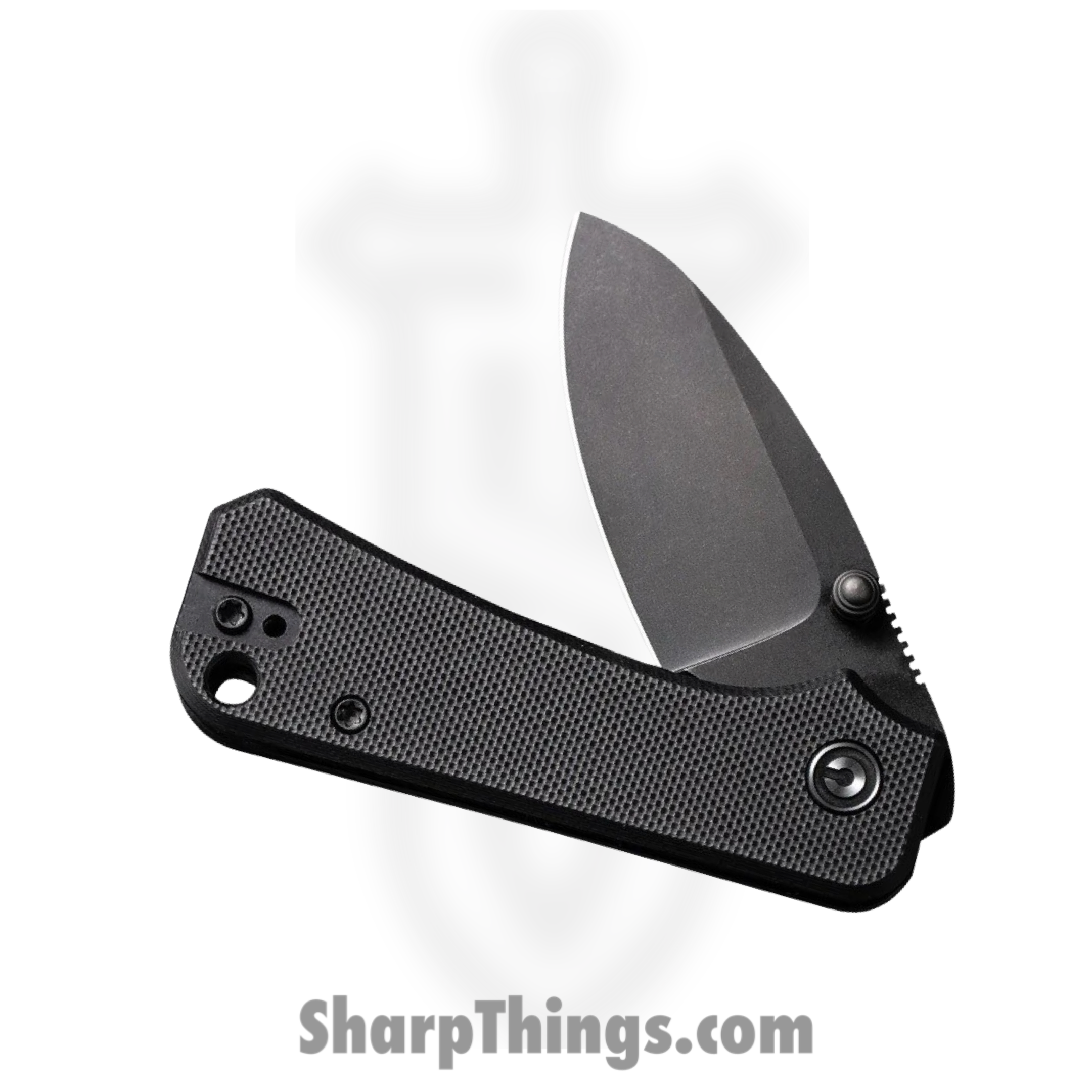 Civivi - CIVC19068S2 - Baby Banter Linerlock - Folding Knife - Nitro-V Black Stonewash Drop Point - G10 - Black - Image 3