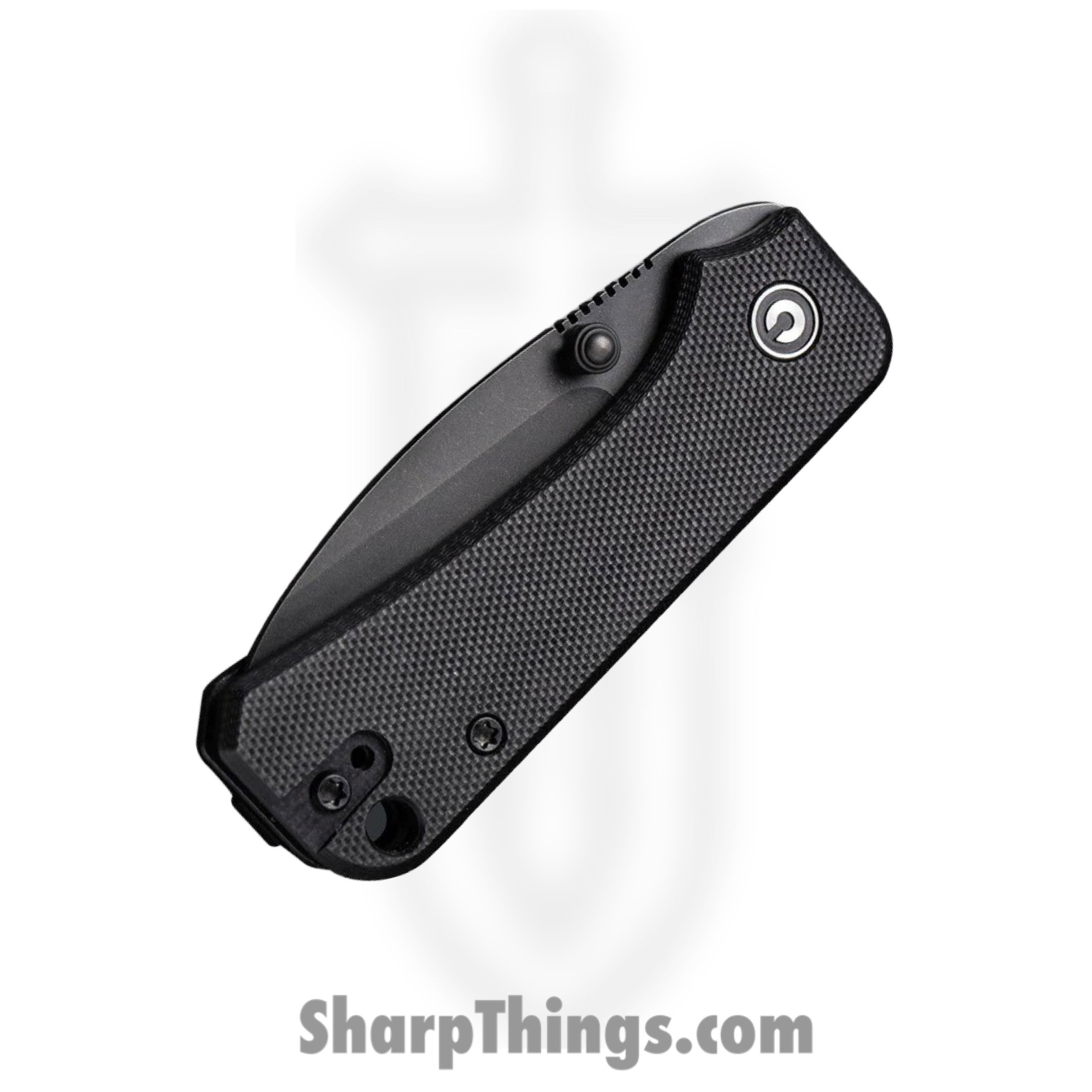 Civivi - CIVC19068S2 - Baby Banter Linerlock - Folding Knife - Nitro-V Black Stonewash Drop Point - G10 - Black - Image 4