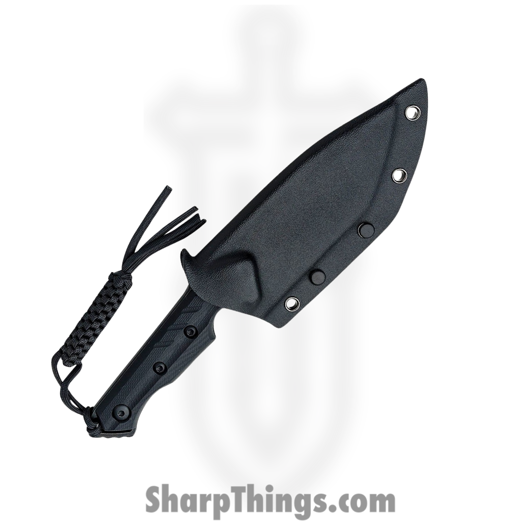 Civivi - CIVC210401 - Maxwell - Fixed Blade Knife - D2 Black Stonewash Spear Point - G10 - Black - Image 3