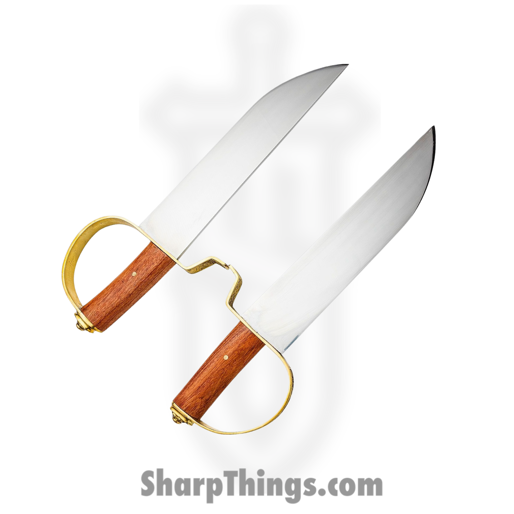 Cold Steel - CS88BF - Butterfly Swords - Fixed Blade Knife - 1055 Carbon Polished - Hardwood - Brown - Image 2