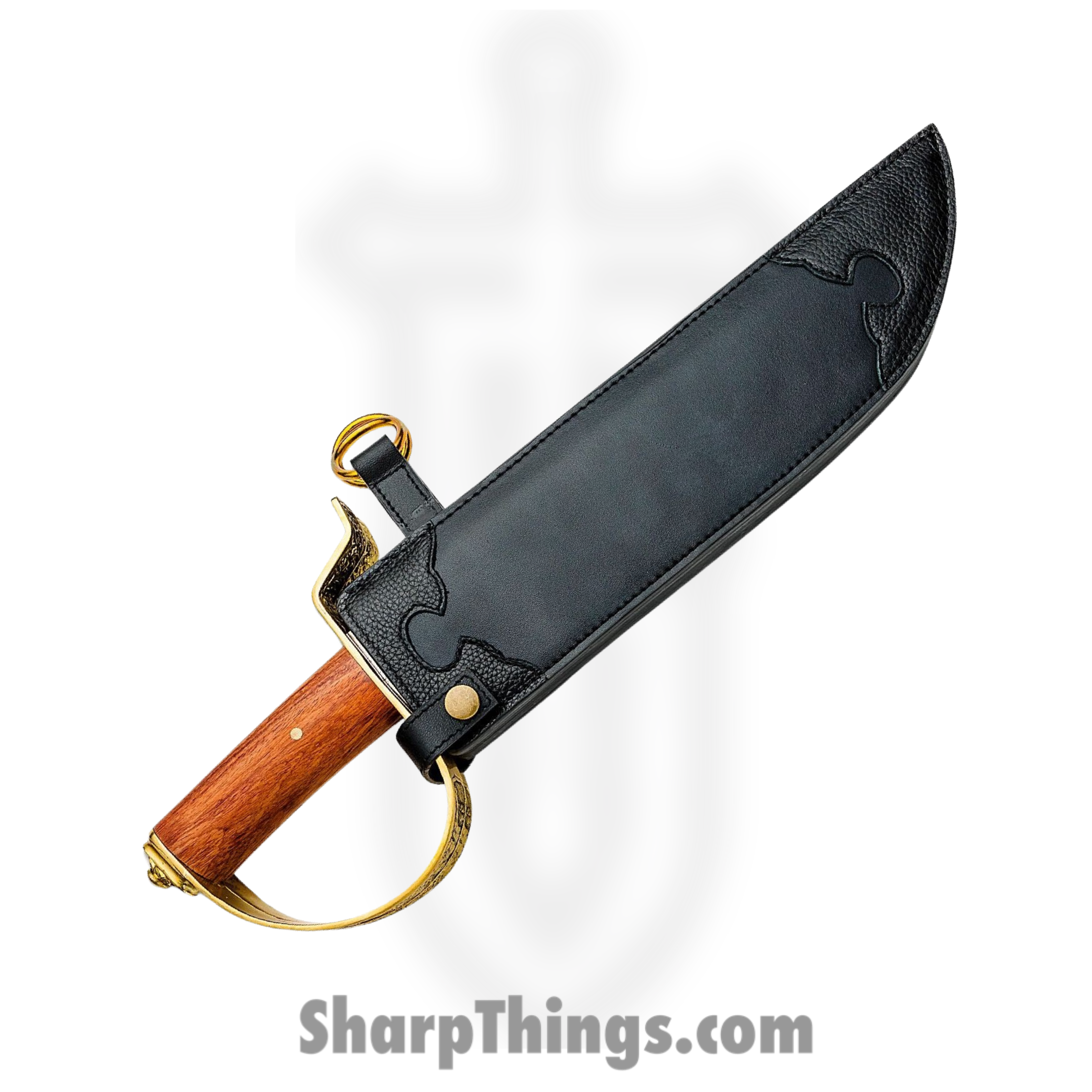 Cold Steel - CS88BF - Butterfly Swords - Fixed Blade Knife - 1055 Carbon Polished - Hardwood - Brown - Image 3