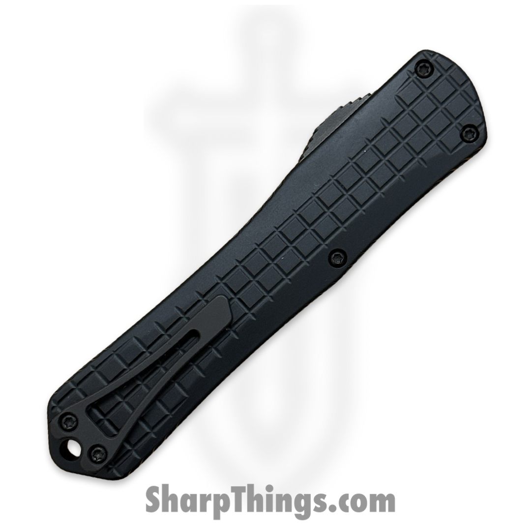 Heretic Knives - H031-6A-T - Manticore X - OTF Auto - Magnacut DLC Tanto - Frag Pattern 6061 T6 Alu - Black - Image 6