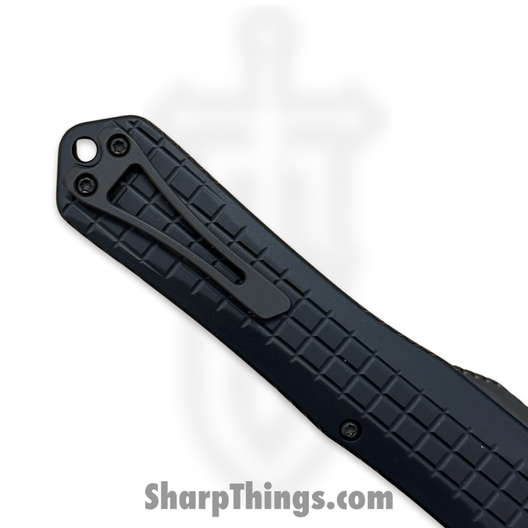 Heretic Knives - H031-6A-T - Manticore X - OTF Auto - Magnacut DLC Tanto - Frag Pattern 6061 T6 Alu - Black - Image 3