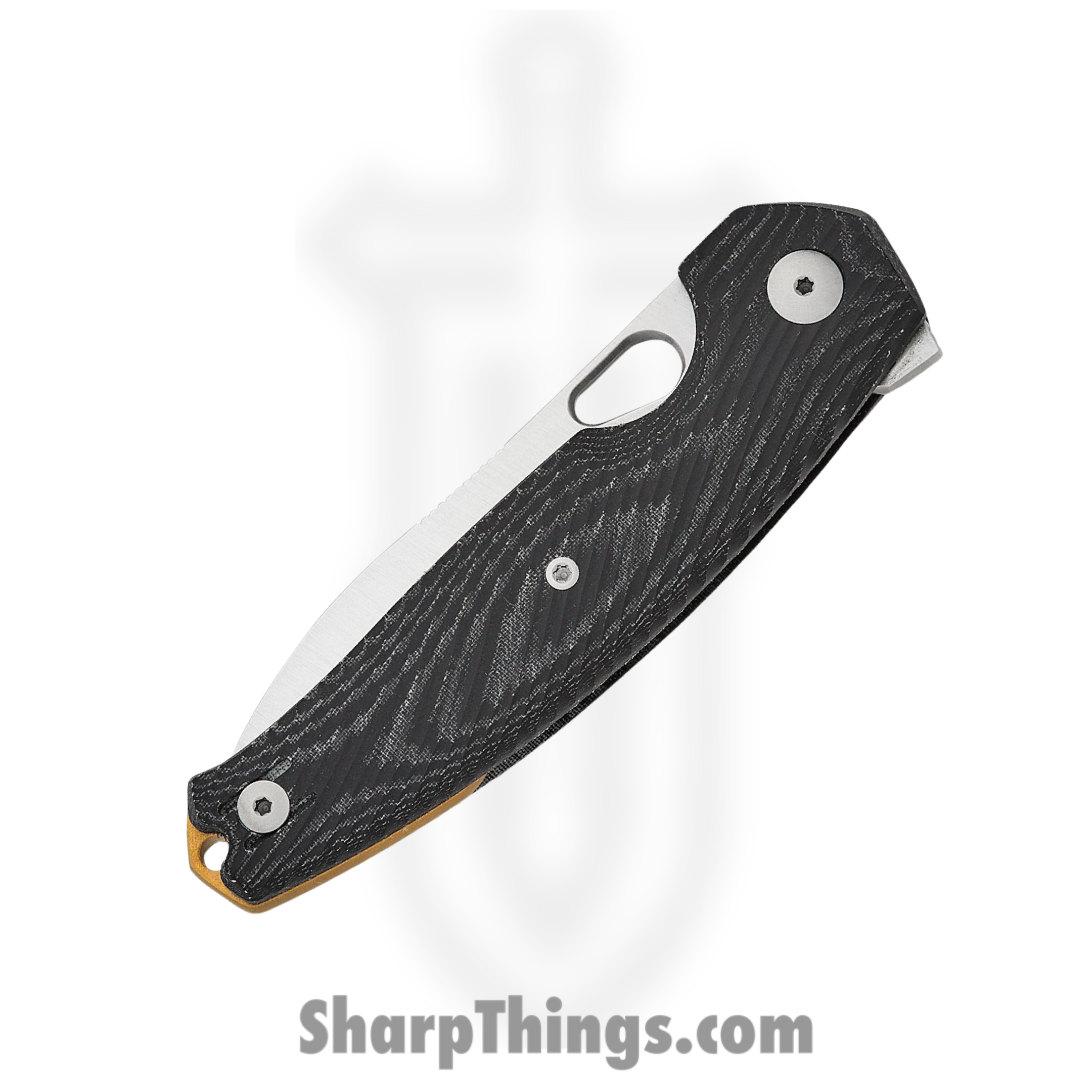 GiantMouse - JAGT-BLK-CANVAS - ACE Jagt - Folding Knife - Magnacut Satin Drop Point - Canvas Micarta - Black - Image 3