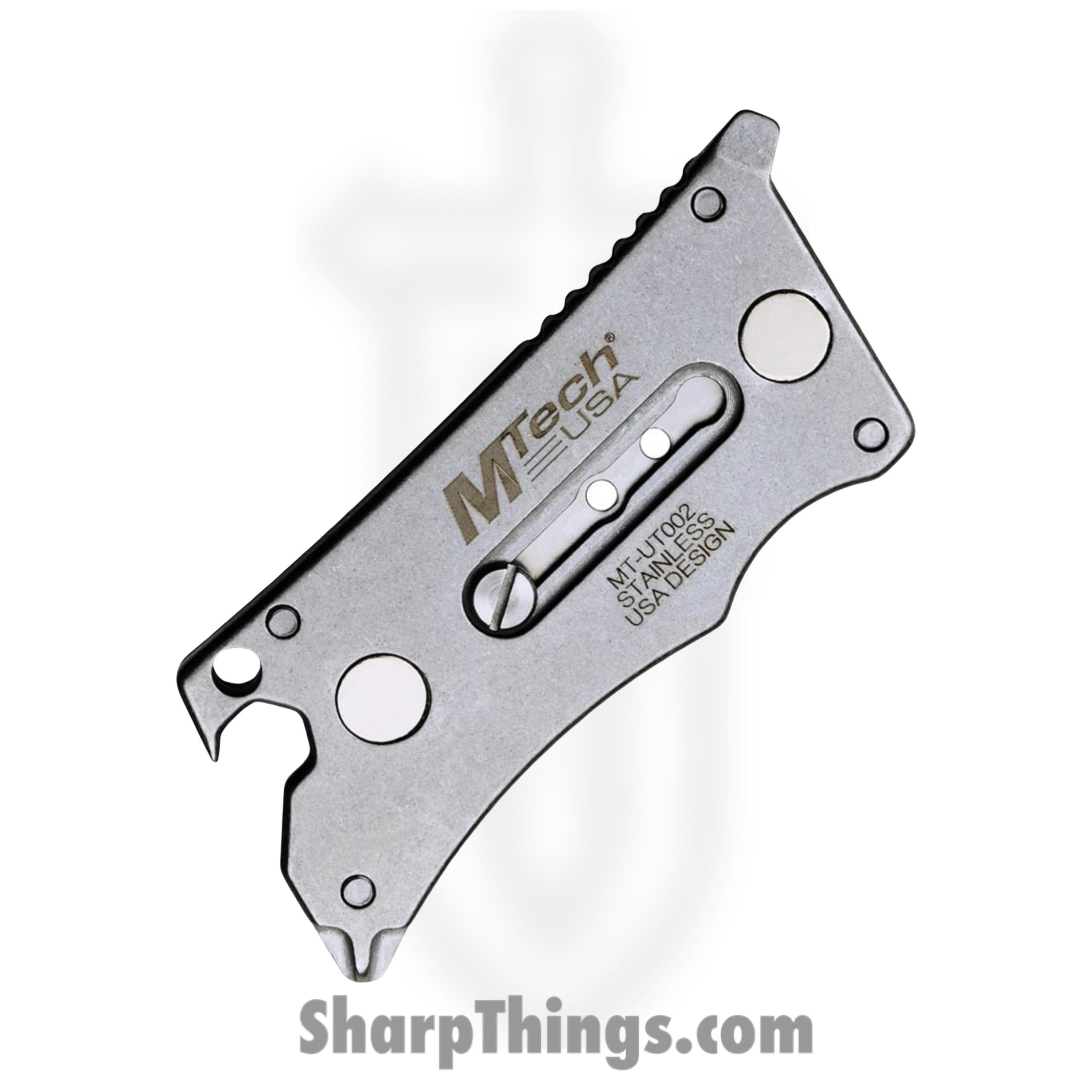 MTech Knives - MTUT002 - Utility Sliding Button Lock - SK5 Carbon - ABS - Black - Image 3