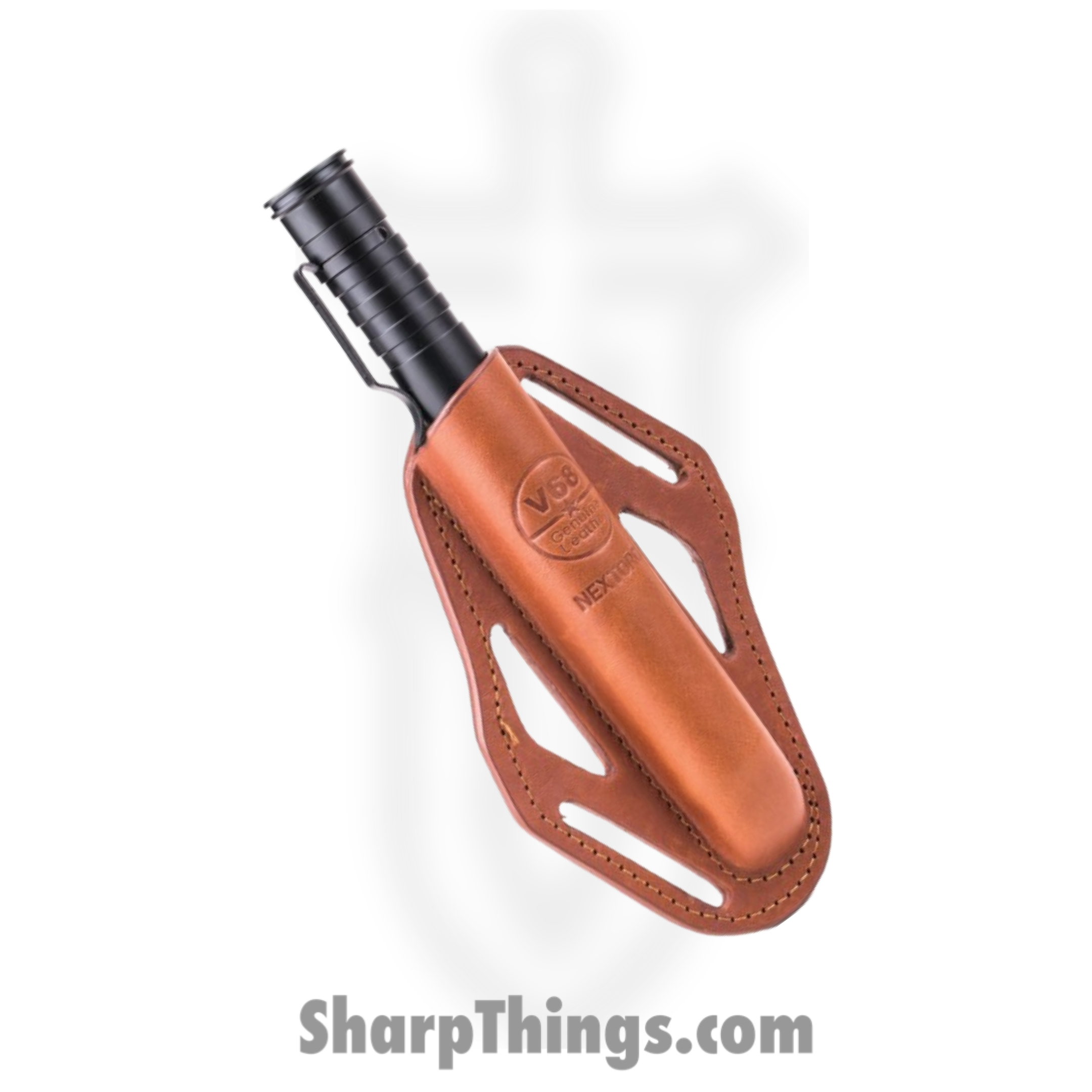 NexTorch - NXV68B - NEX Baton Holster - Leather - Brown - Image 2