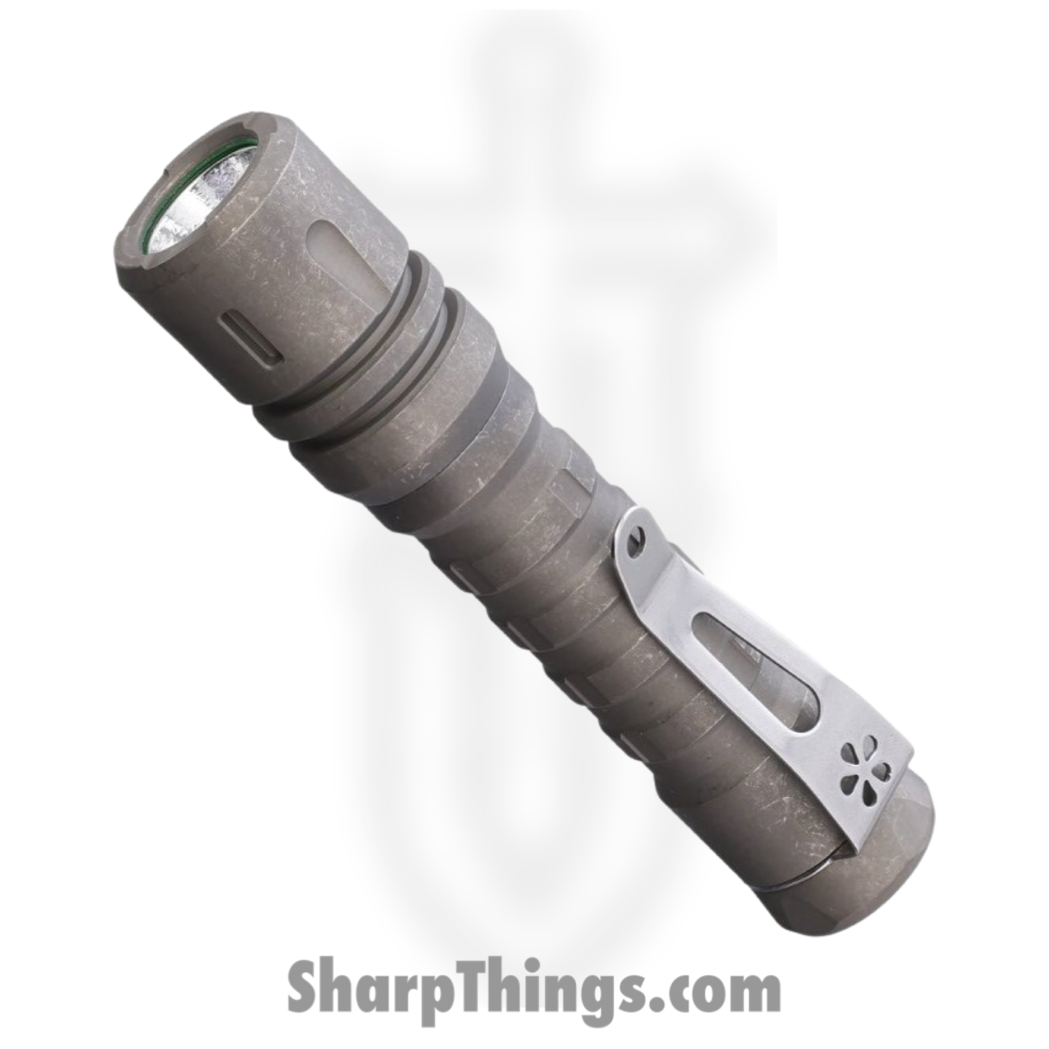 ReyLight - RLLATISW - LANapple Flashlight - Titanium - Gray