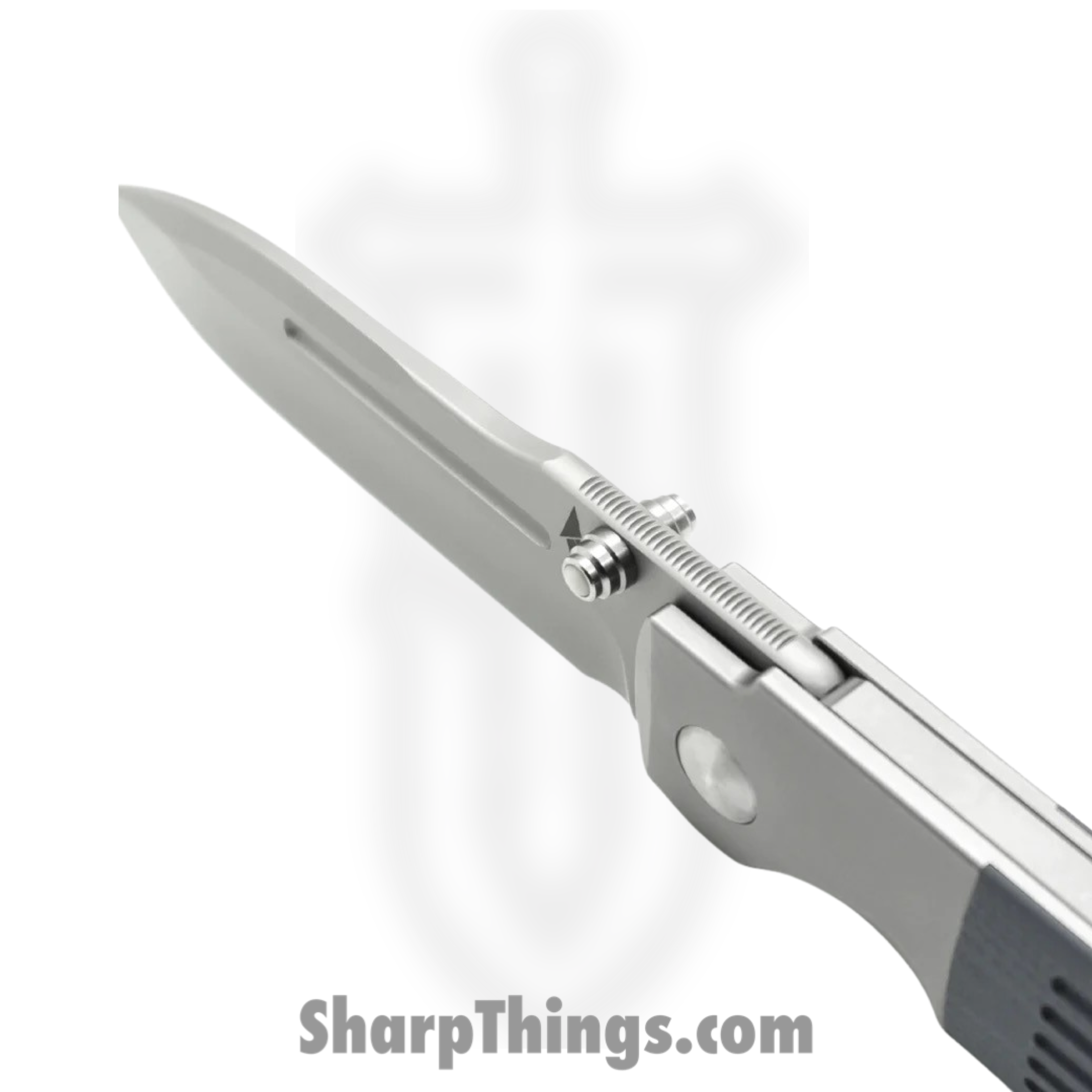 Terrain 365 - TER10514 - Invictus ATB Framelock - Folding Knife - Terravantium™ Dendritic Cobalt Satin Clip Point - G10 - Gray - Image 3