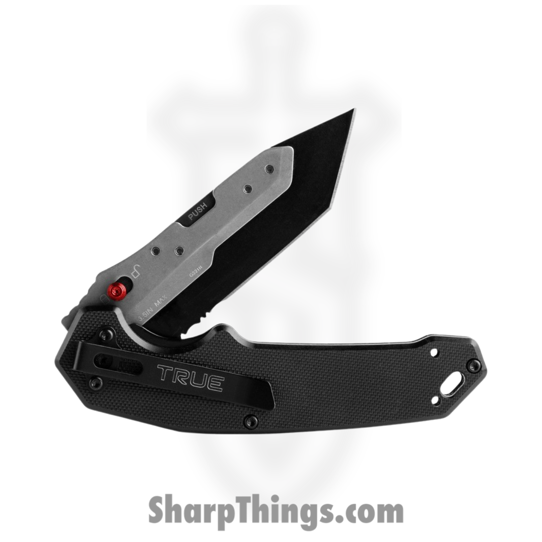 True - TRU-FMK-1003 - Fast Flip Replaceable Blade - Folding Knife - 5Cr13 Coated Multi - G10 - Black - Image 3