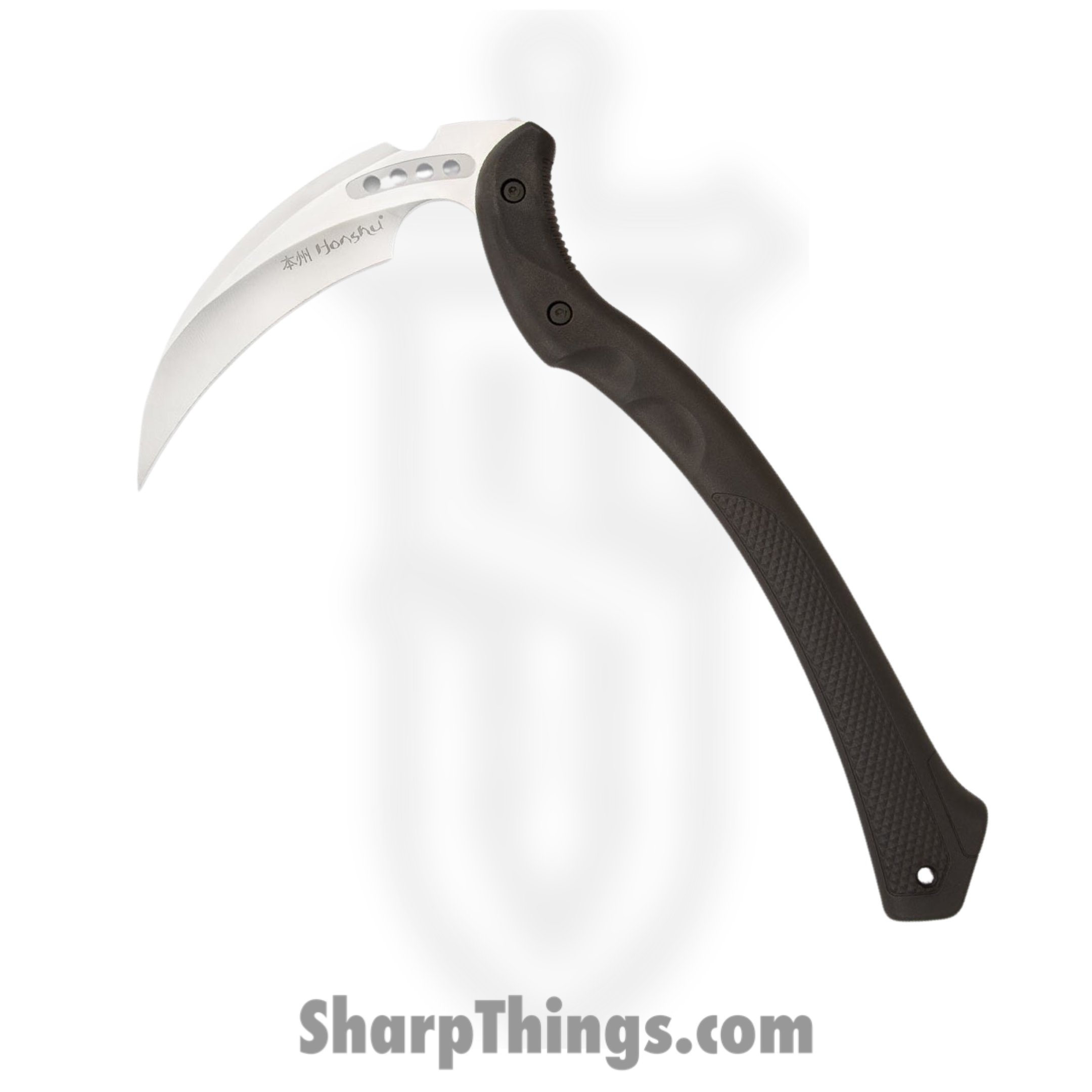 United Cutlery - UC3398 - Honshu Karito Kama - Fixed Blade Knife - 7Cr13 Satin Hawkbill - Injection-Molded Nylon - Black