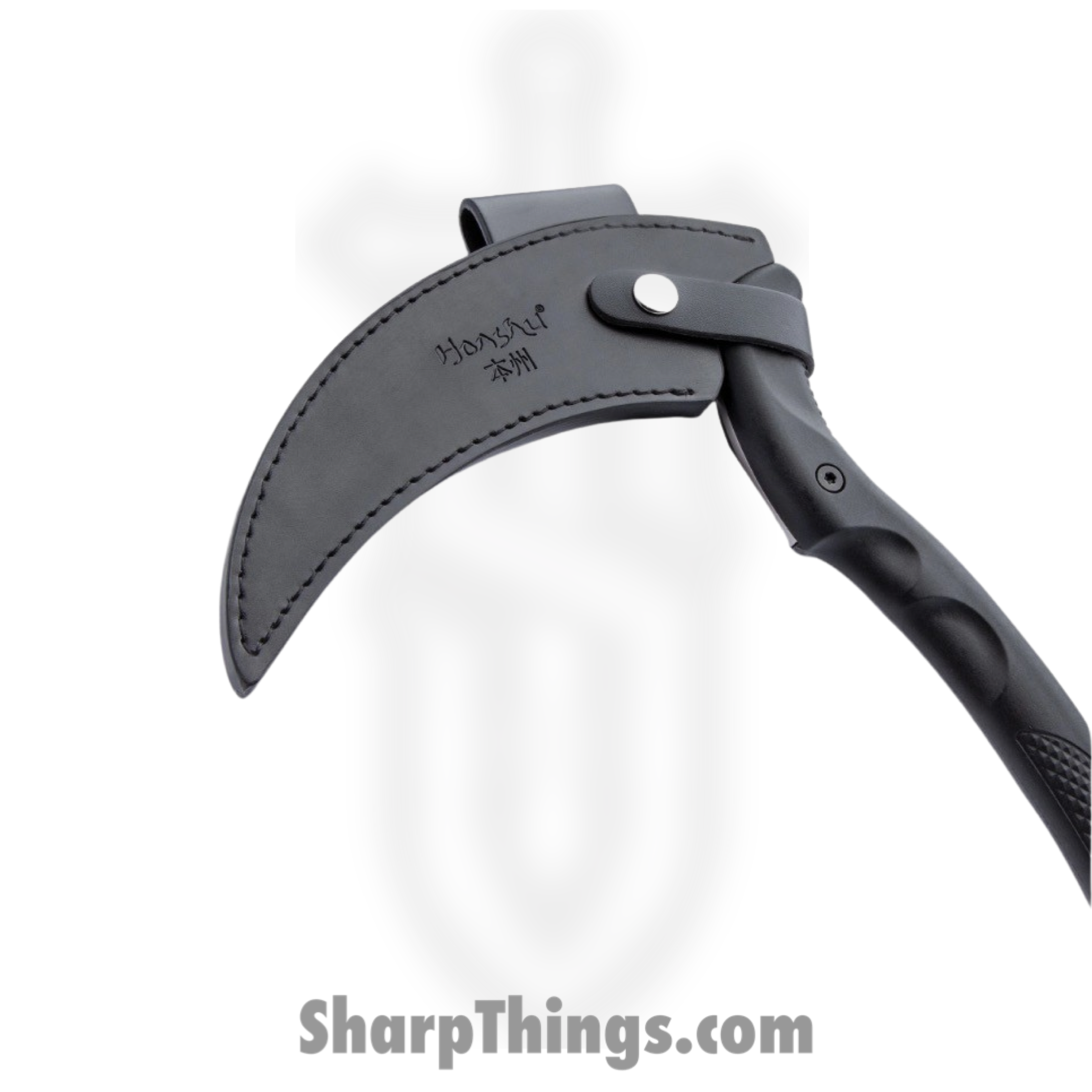 United Cutlery - UC3398 - Honshu Karito Kama - Fixed Blade Knife - 7Cr13 Satin Hawkbill - Injection-Molded Nylon - Black - Image 2