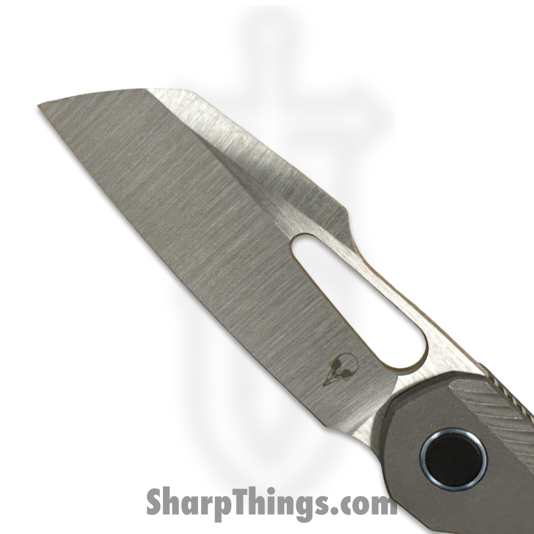 Sparrow Knife Co. - SKCSTRXV3 - Strix R2 Artic Storm - Folding Knife - Magnacut Satin Wharncliffe - Titanium/FatCarbon - Gray/Blue/Black - Image 7
